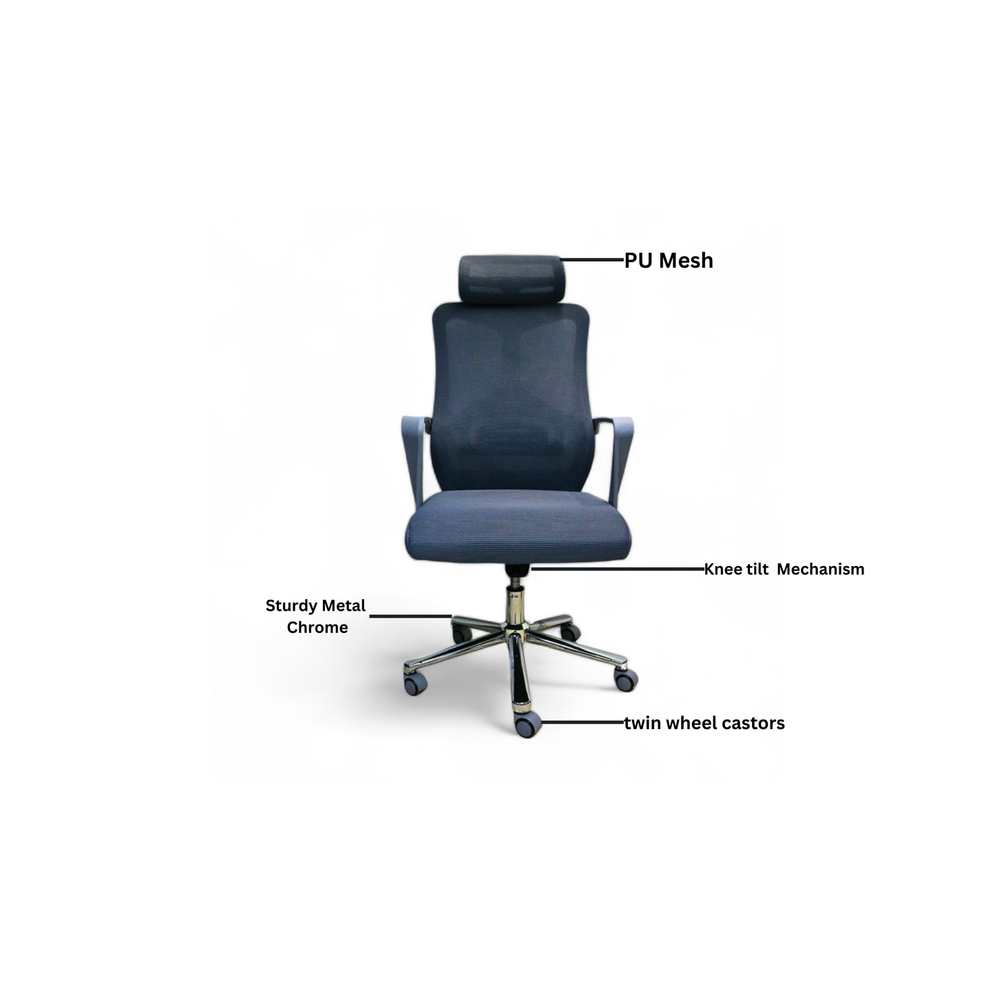 Adone Mesh Chair (High-Back)