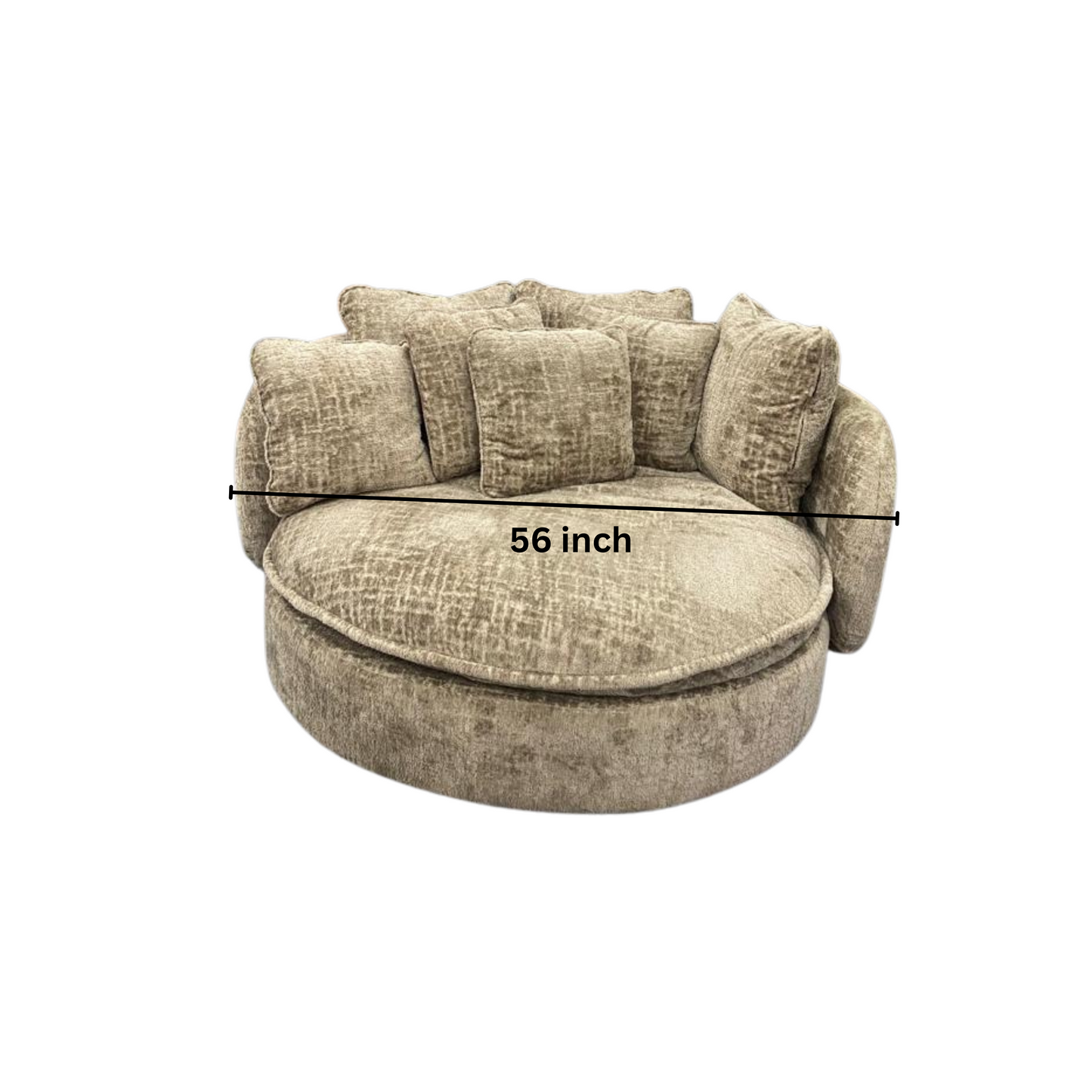 Love Seat cum Revolving 2 seater Sofa Signature Chairs - Asiades