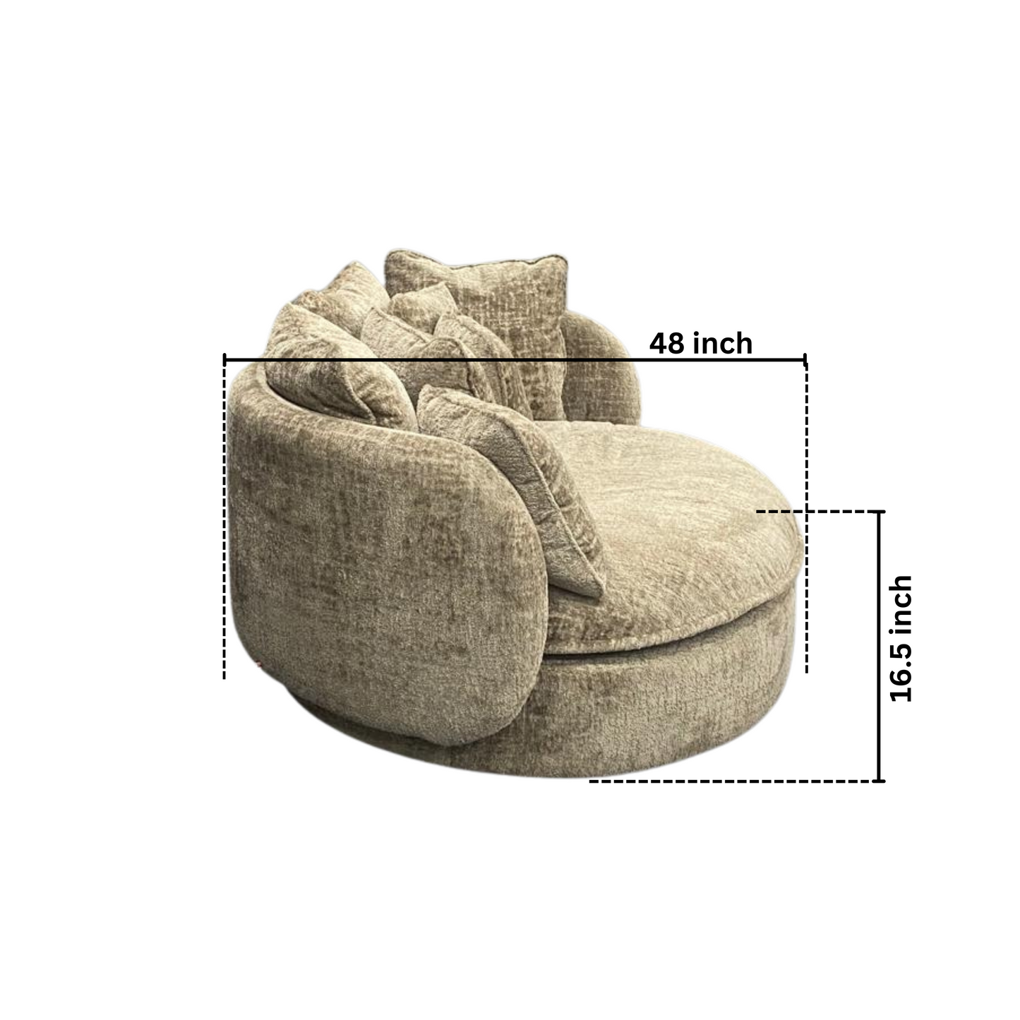 Love Seat cum Revolving 2 seater Sofa Signature Chairs - Asiades