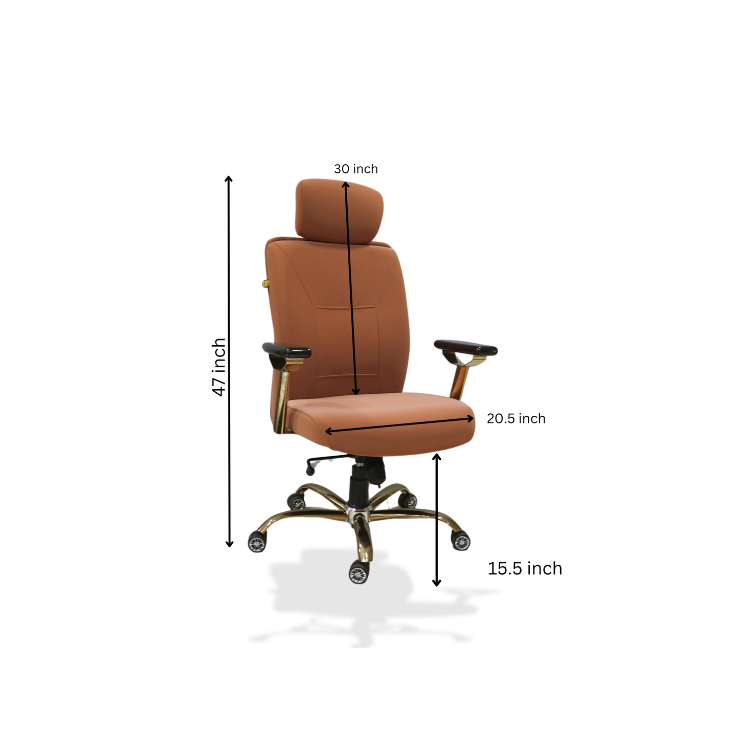 DA BOSS Rose Golden Highback Cushion