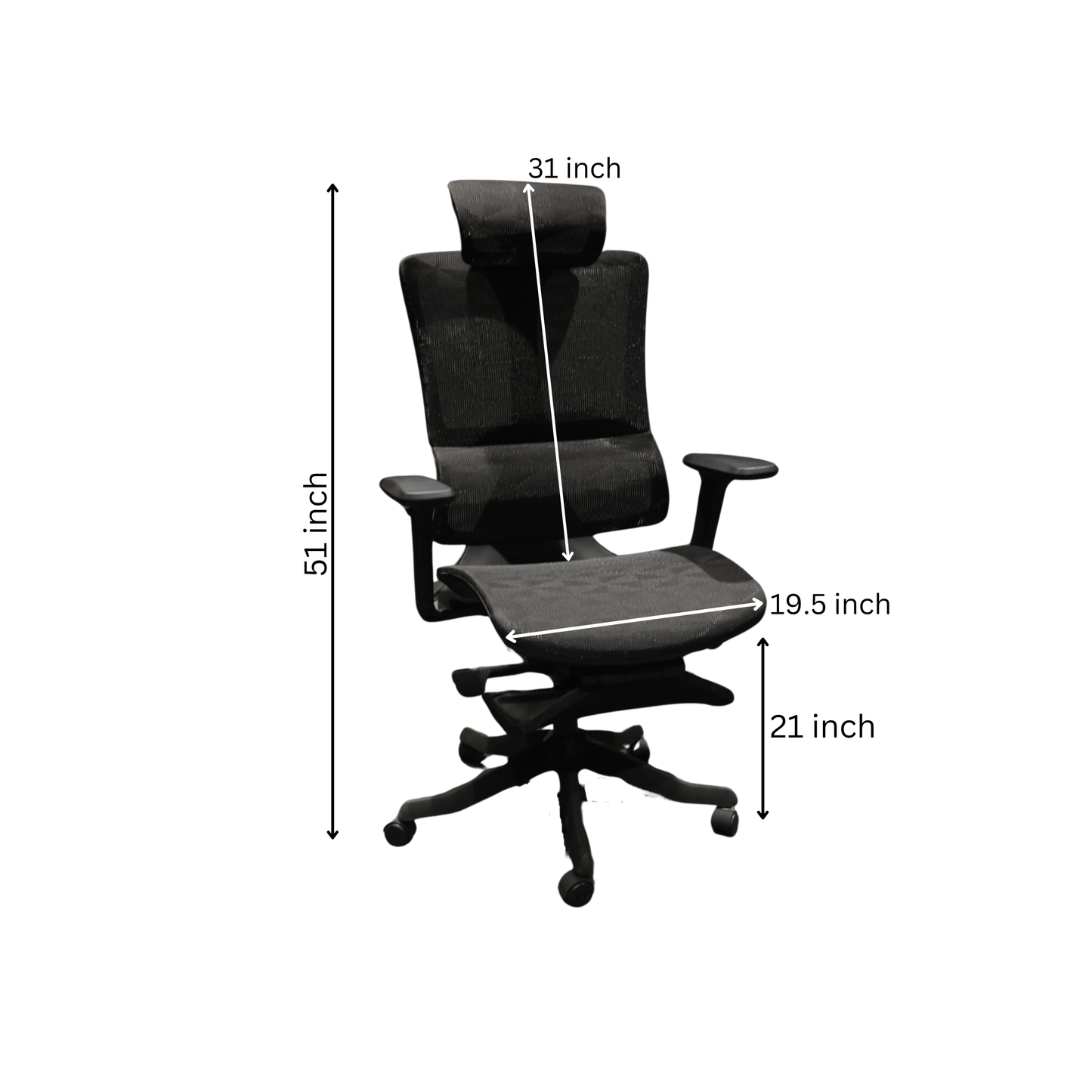 Sihoo Boss Executive Mesh Chairs (High-Back)
