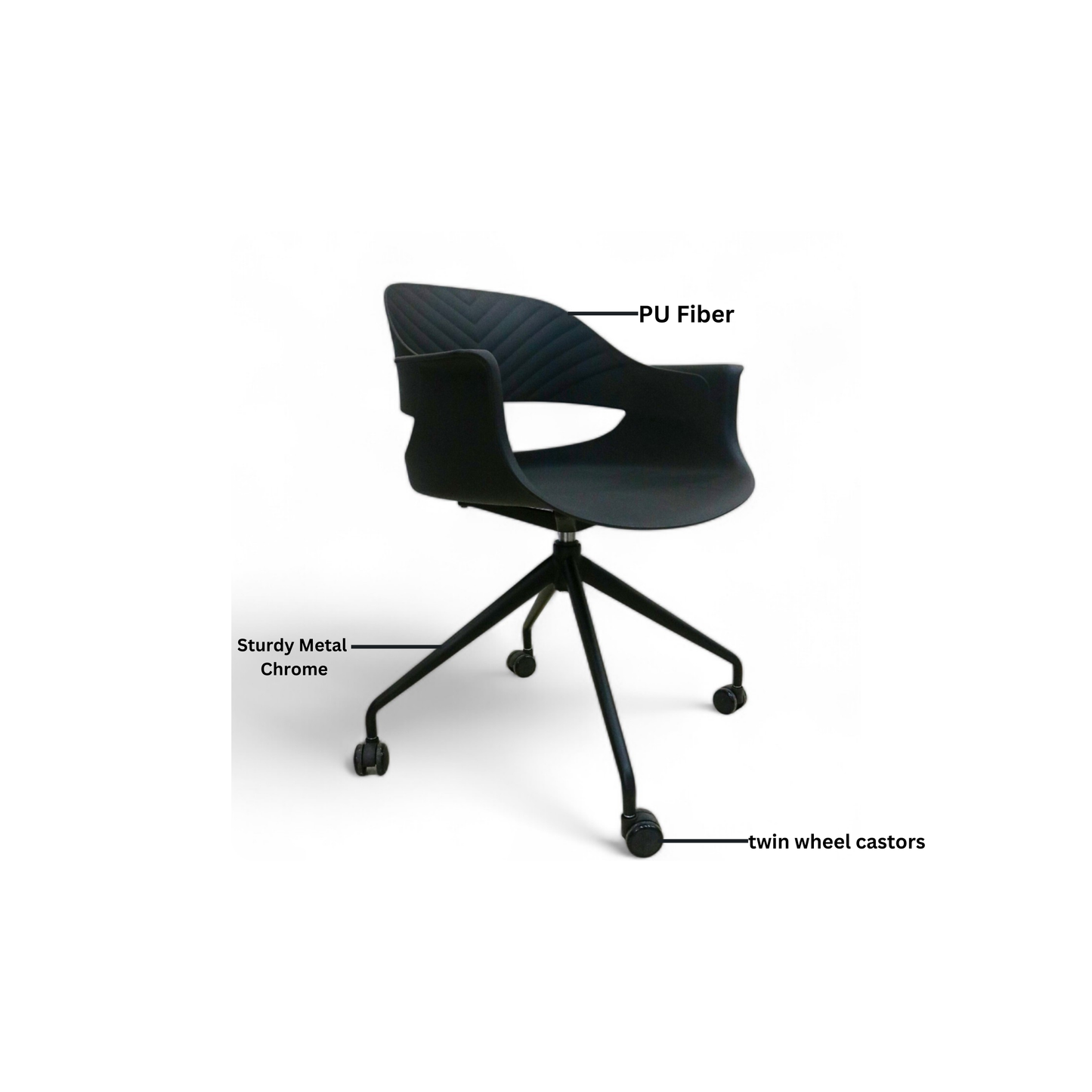 Black PP Cafe Chair | w&s | Con