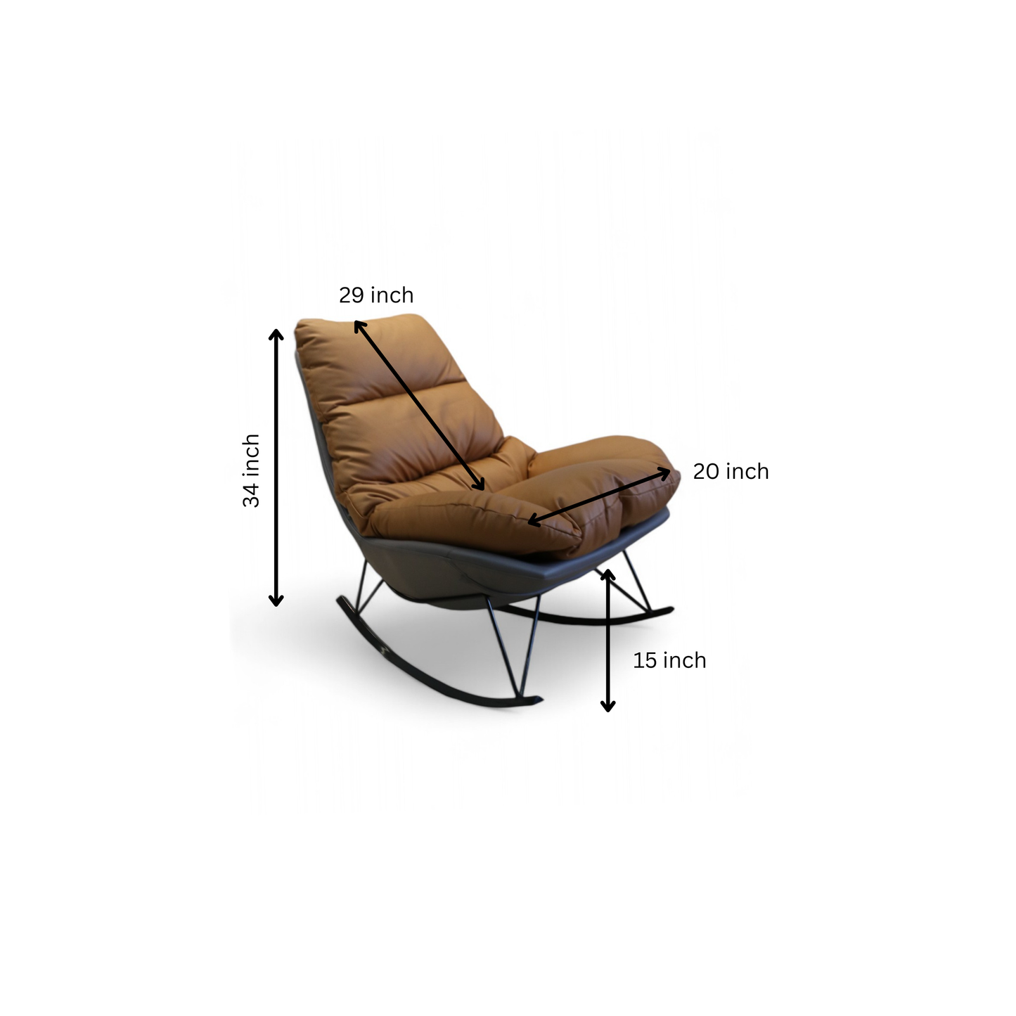Marrk Cushion rocking chair