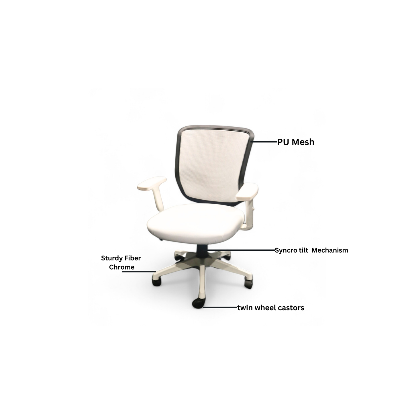 Jazz Mesh Chair (Mid-Back)