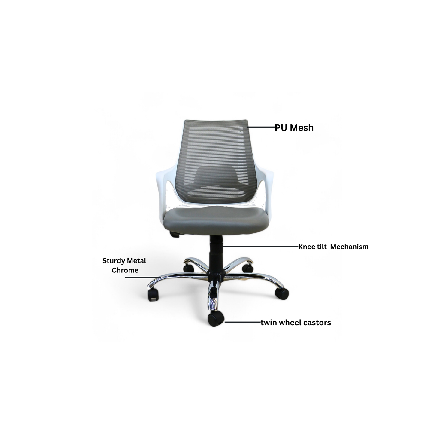 Mono Mesh Chair (Mid-Back)