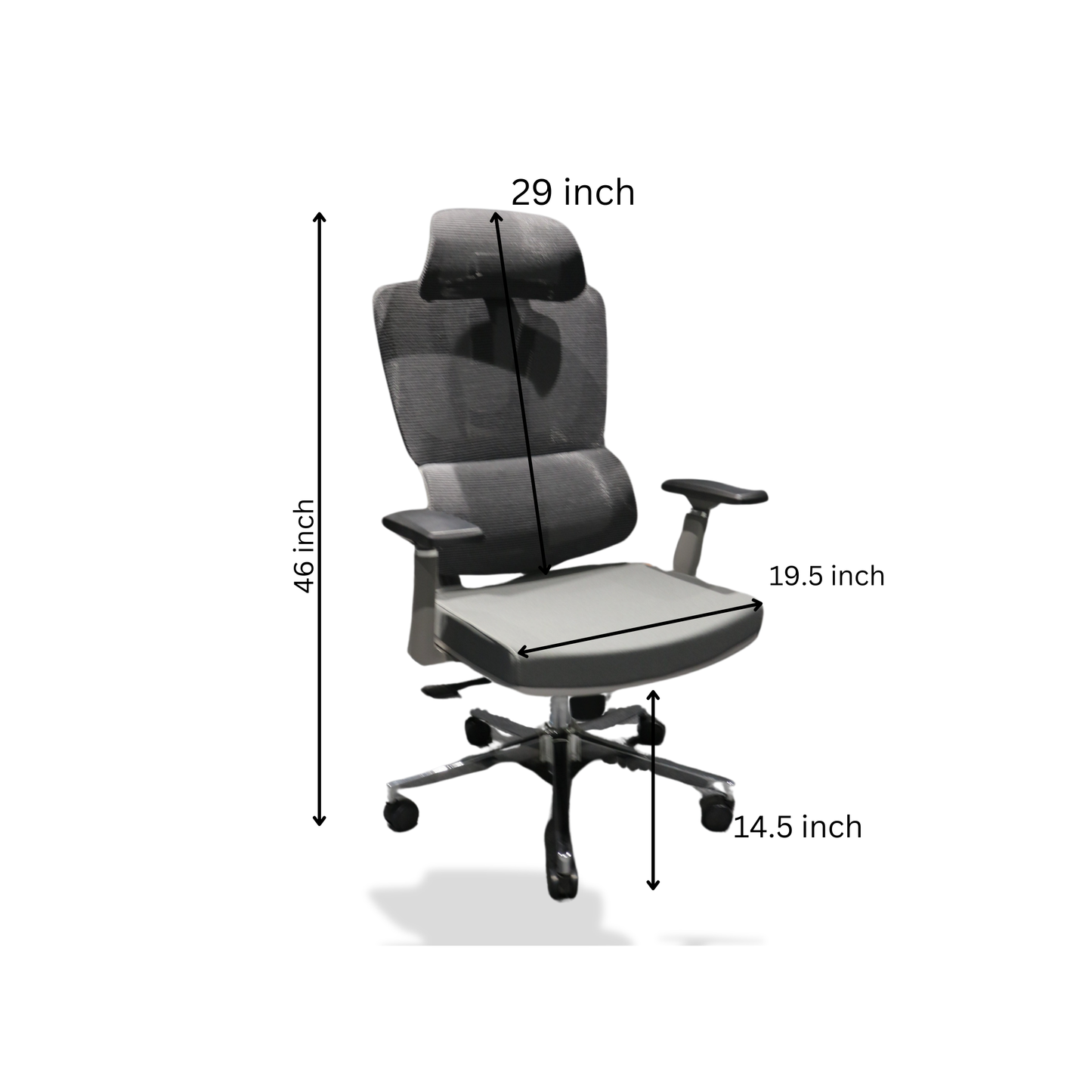 Ergo Man Boss Executive Mesh Chair (High-Back)