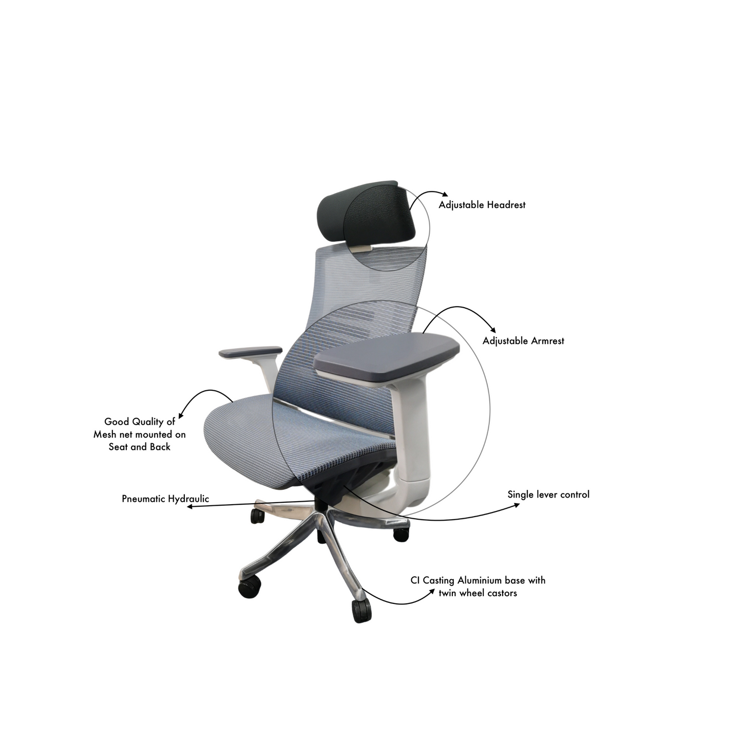 Inspire Boss Mesh Highback Net