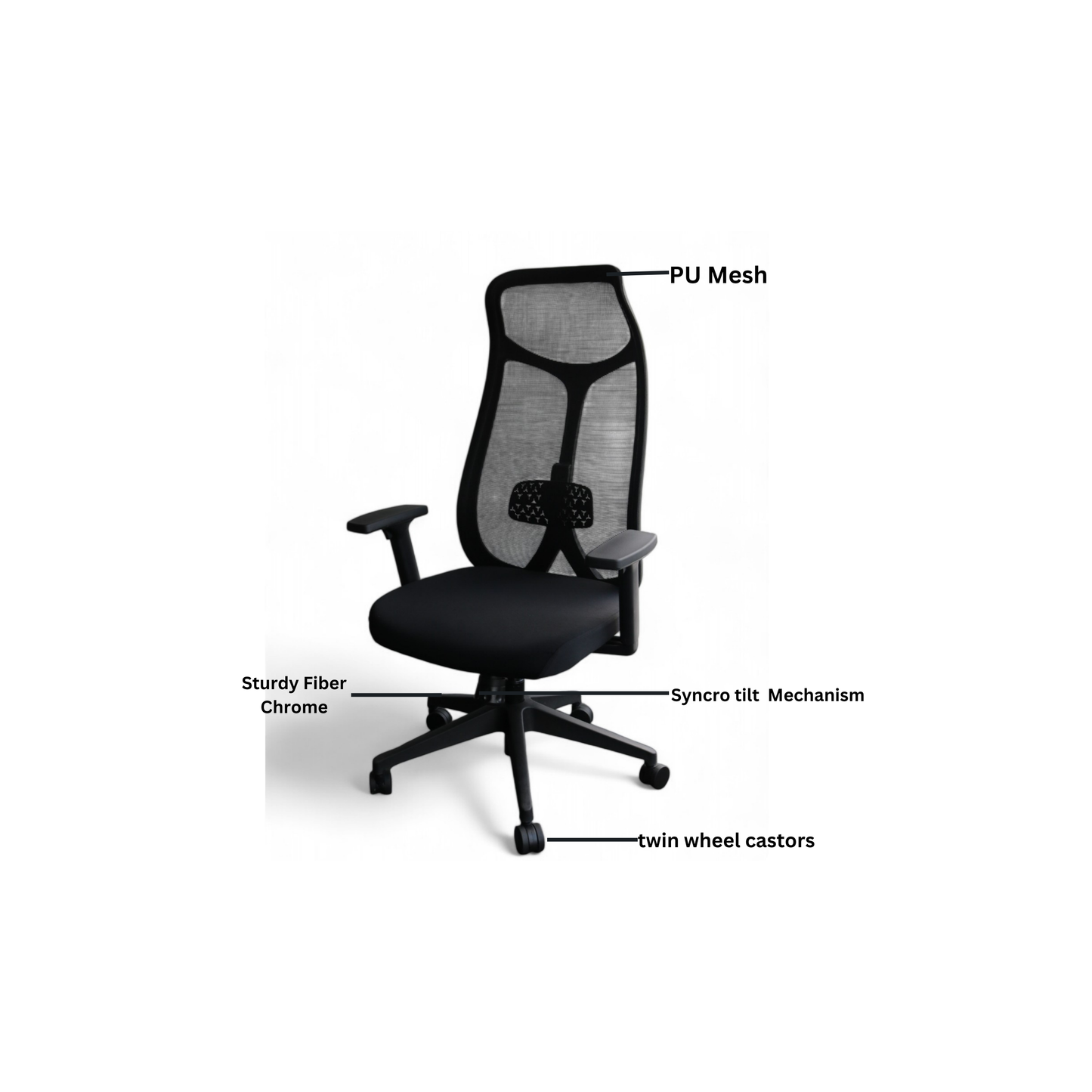 Atlanta Mesh Chair (High-Back)