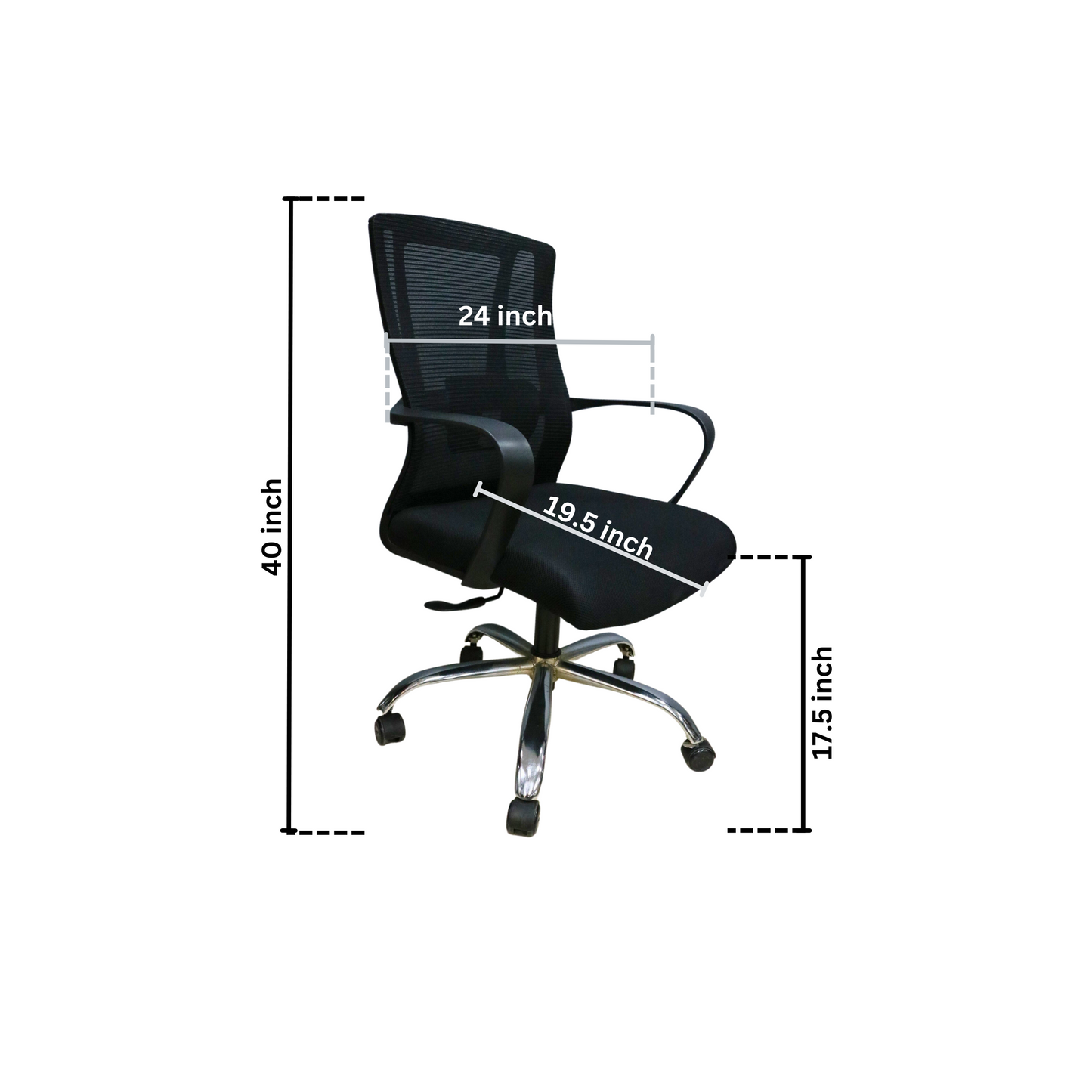 FM-28 Mesh Chair (Mid-Back)