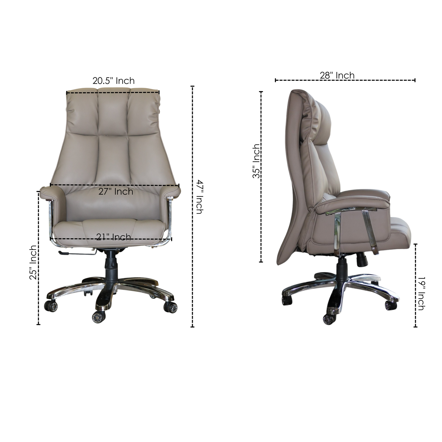 J-02 Boss Highback Cushion Chair