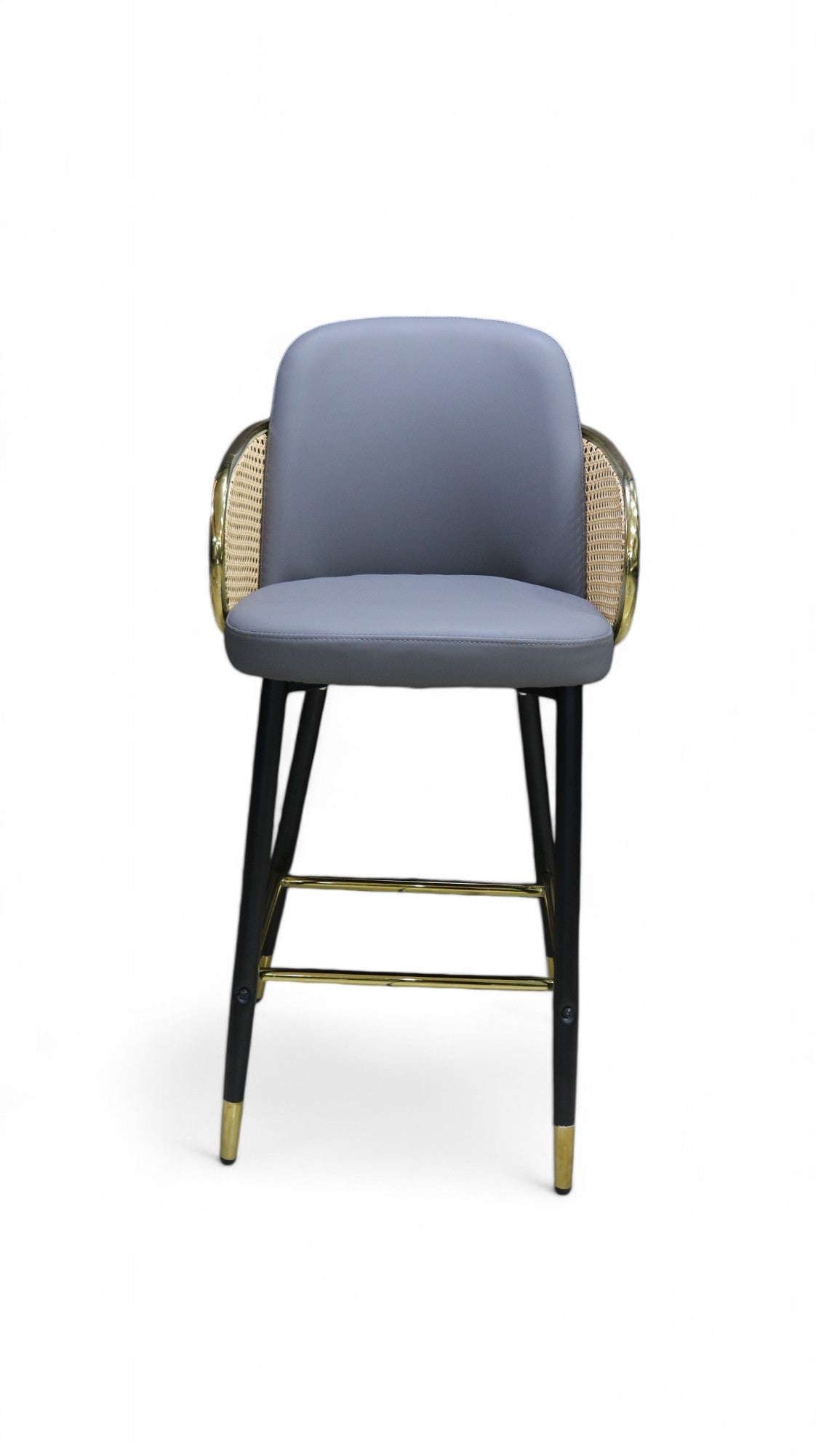 Cane Gold High Chair