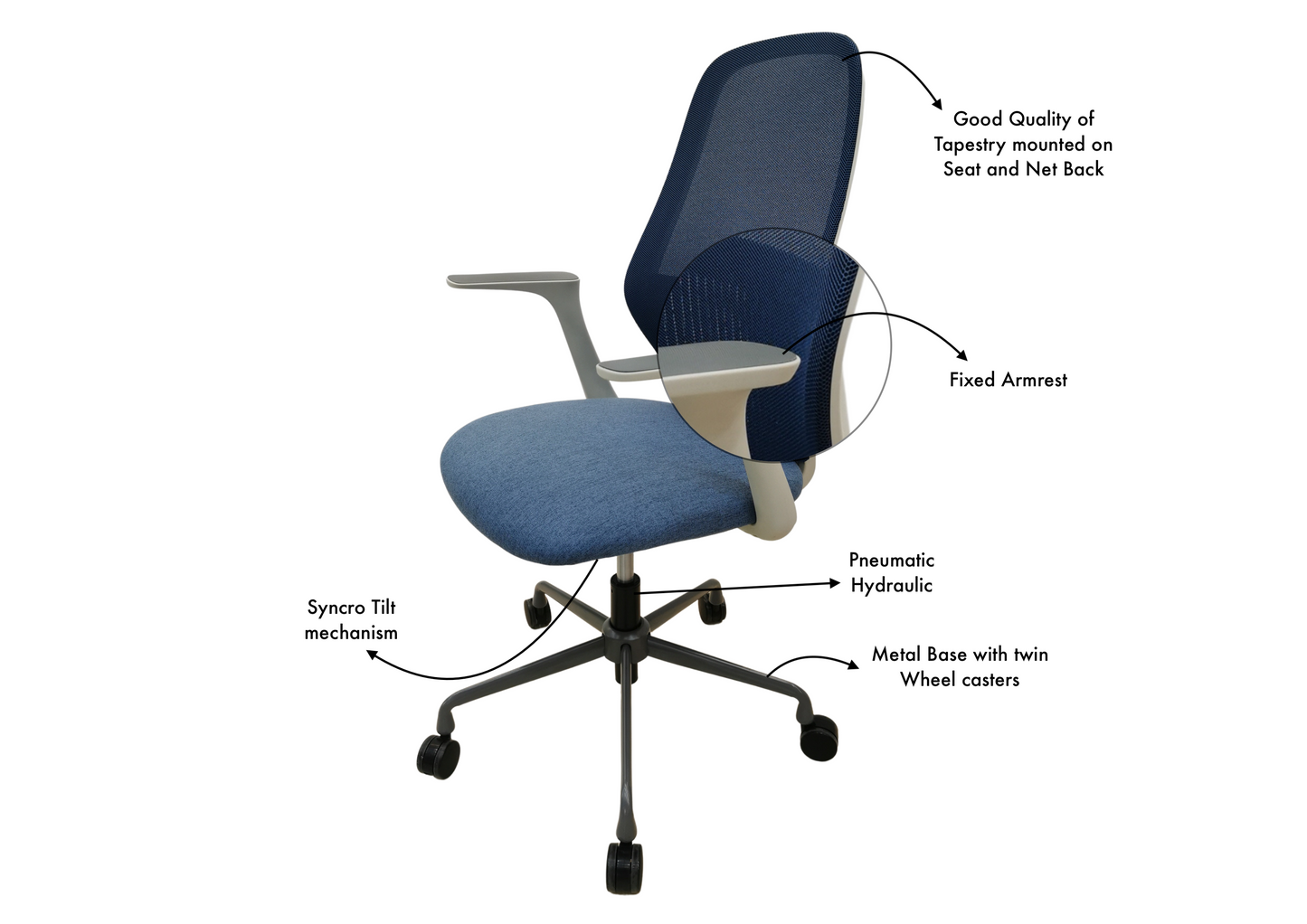 Time Mesh Chair (Mid-Back)