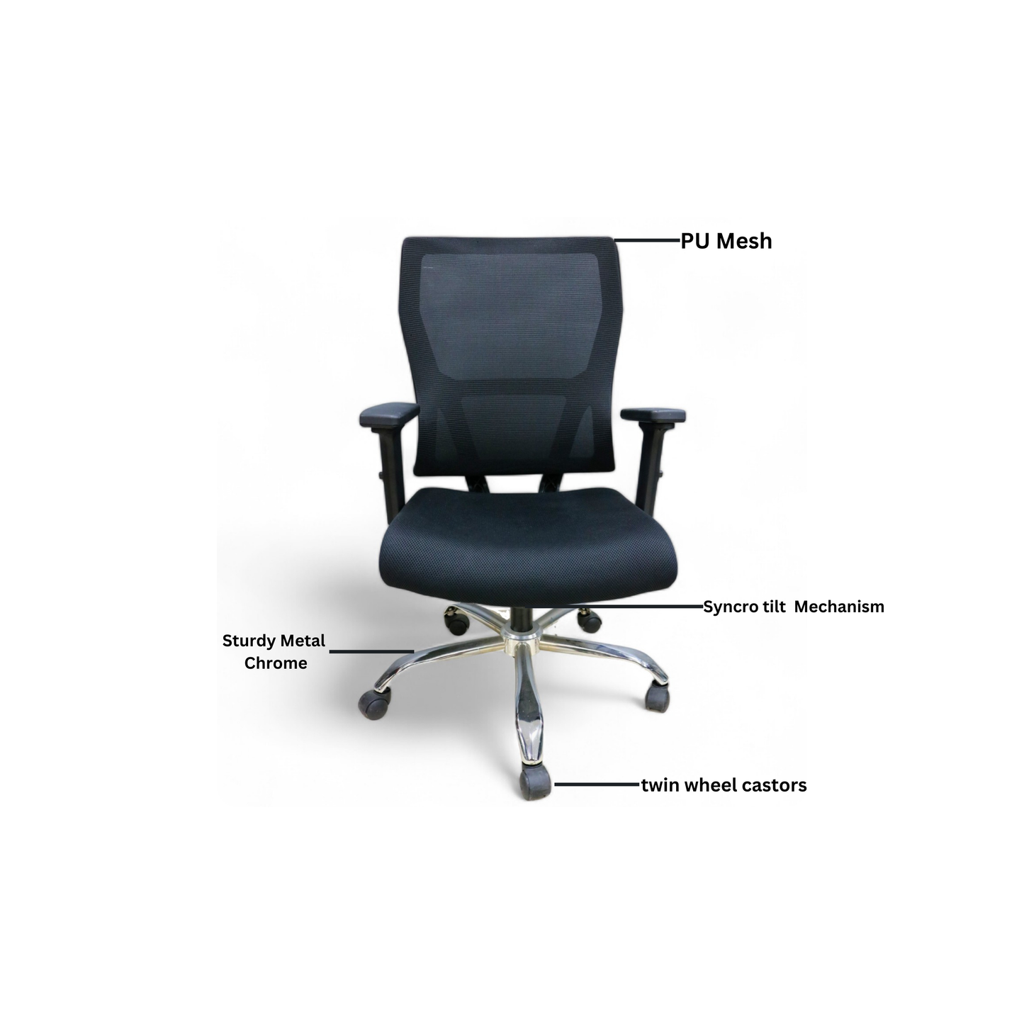 FM-29 Mesh Chair (Mid-Back)