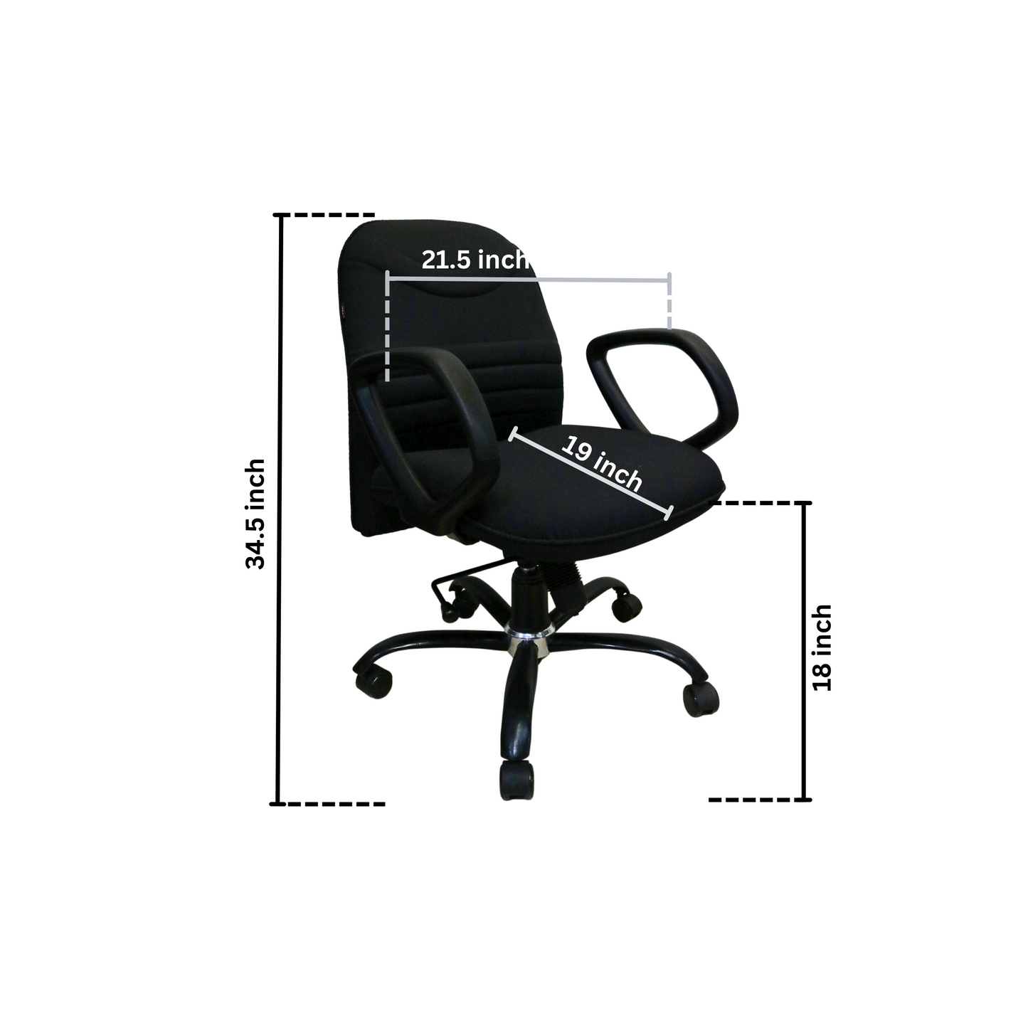 Chandrakar Cushion Chair (Mid-Back)