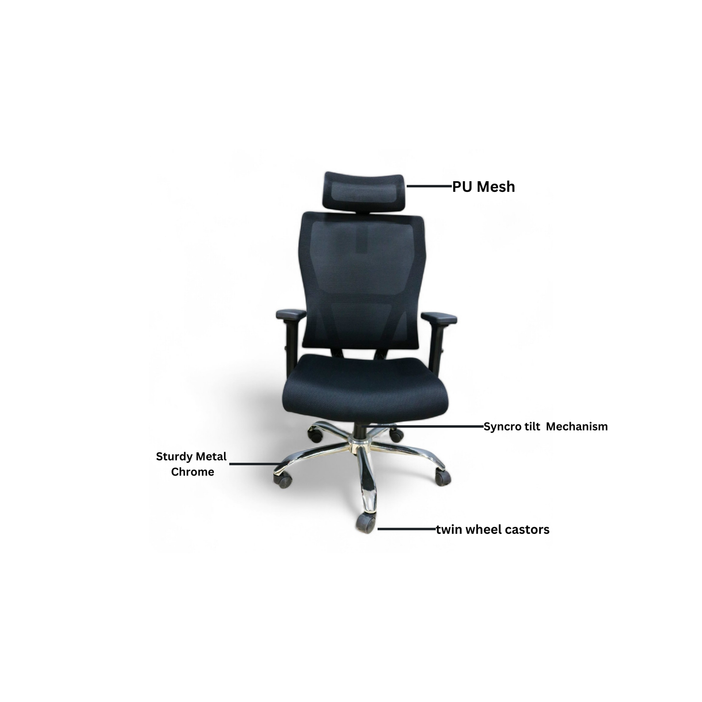 FM-29 Mesh Chair (High-Back)