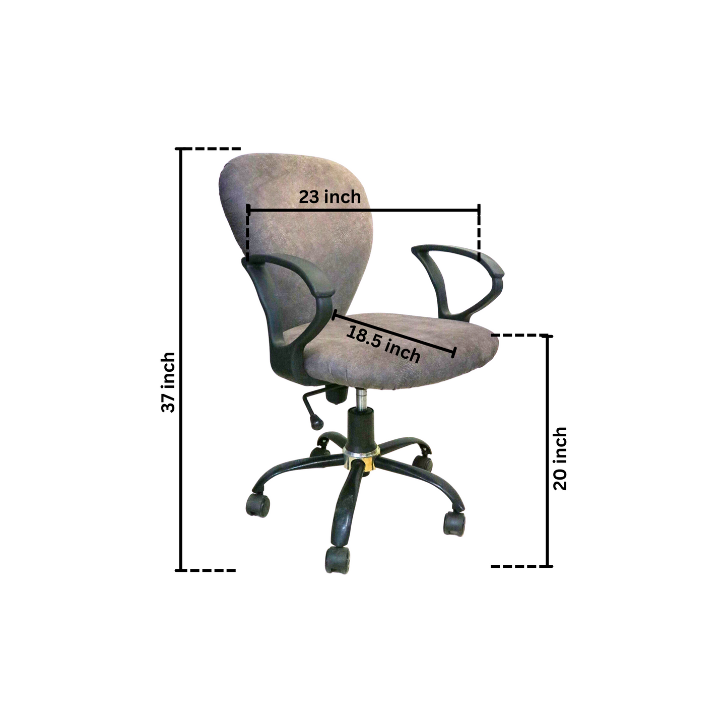 Army Revolving Cushion Chair (Low-Back)