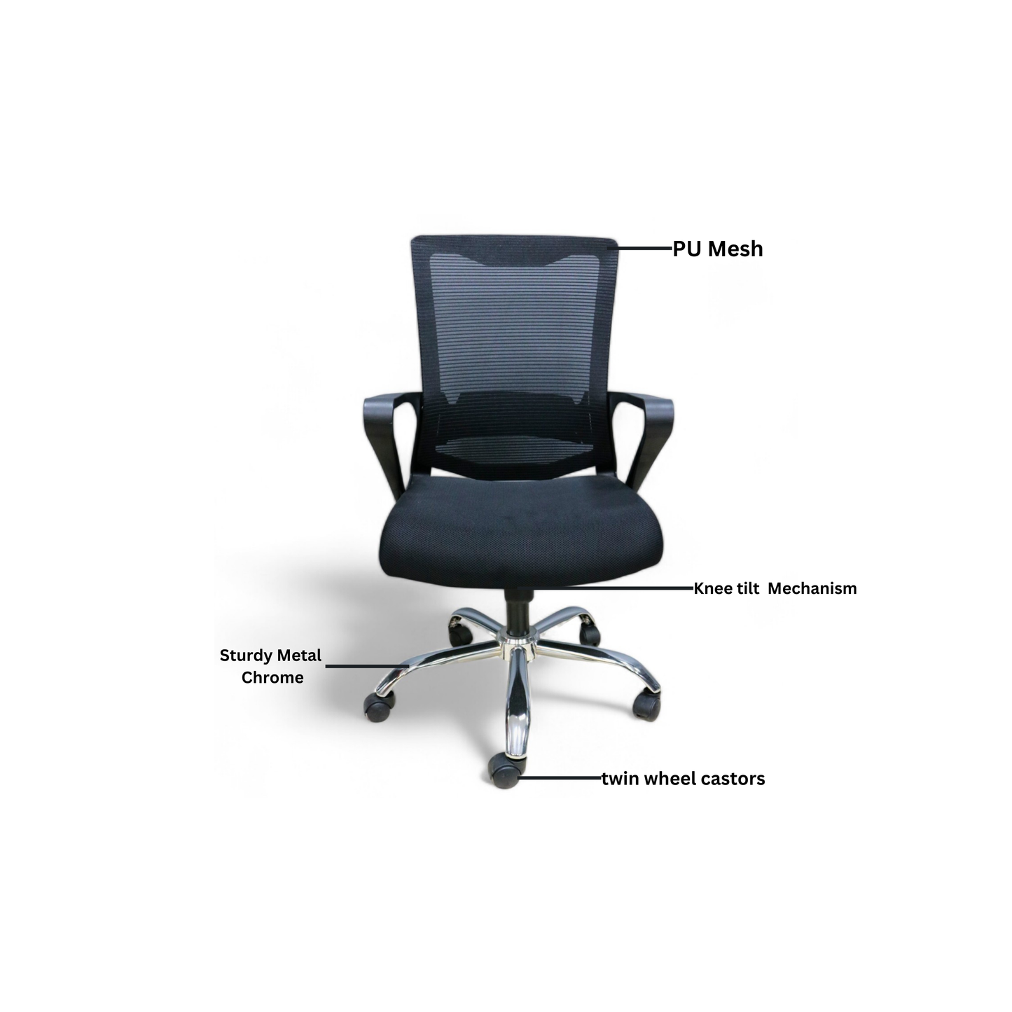 FM-27 Mesh Chair (Mid-back)