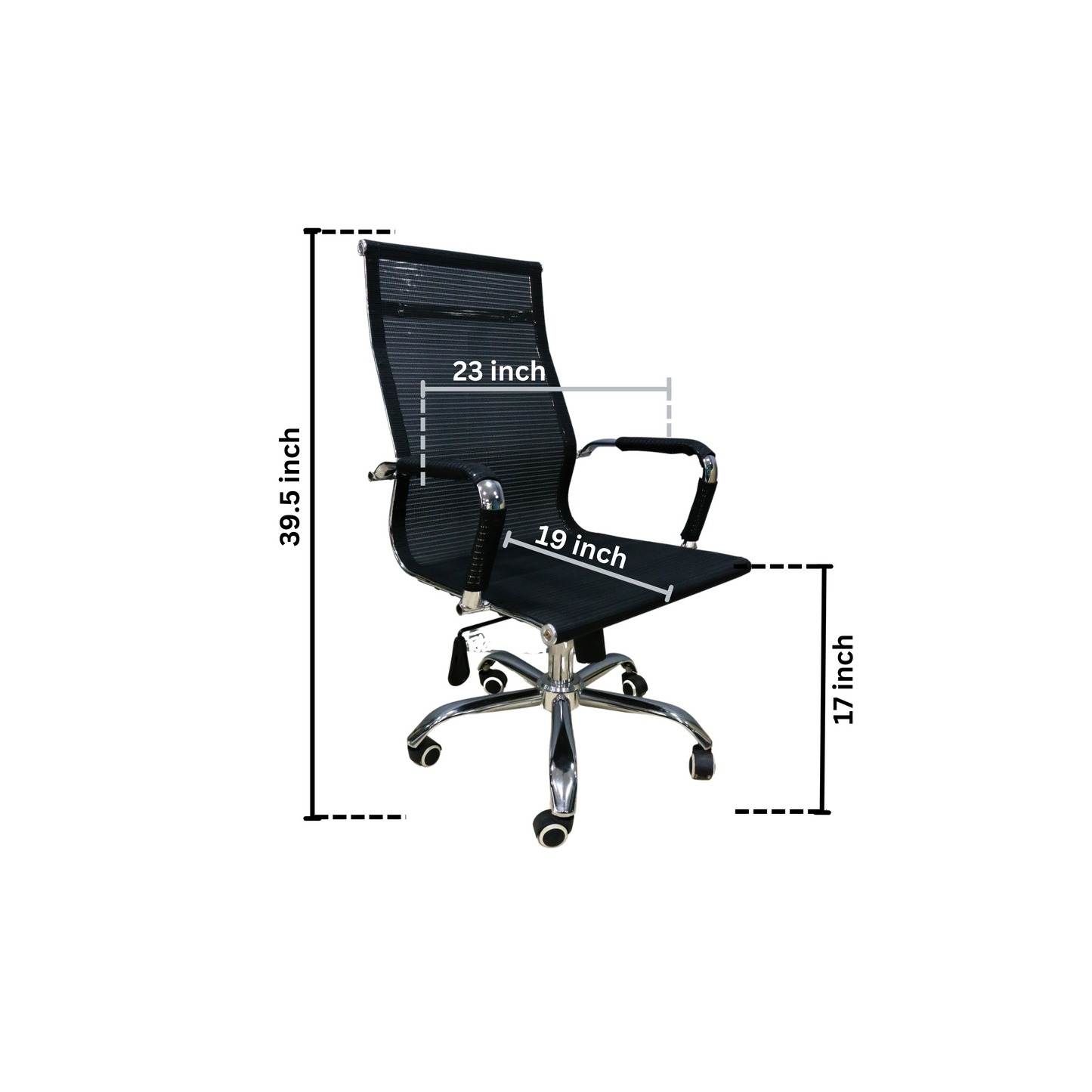 B-1021 Mesh Chair (High-Back)