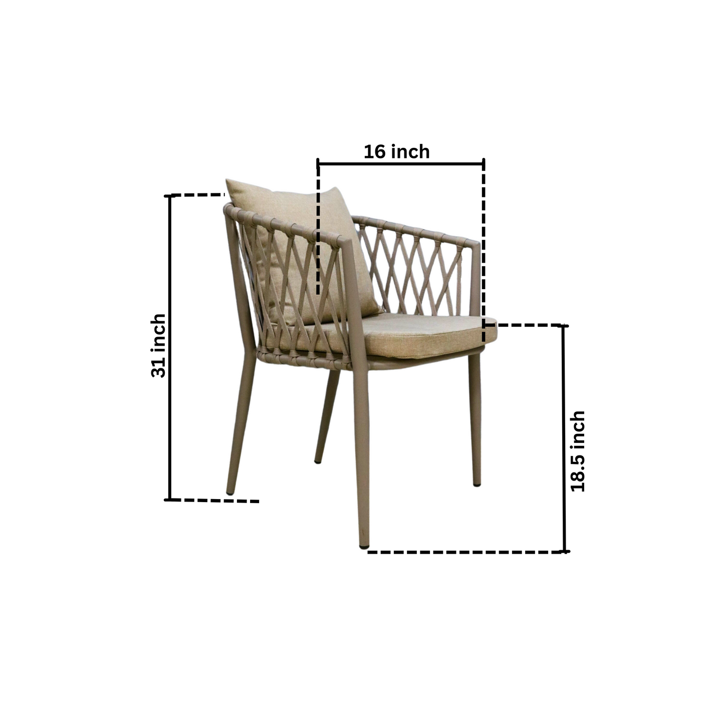 Sofie Cafe Outdoor/ Indoor Chair