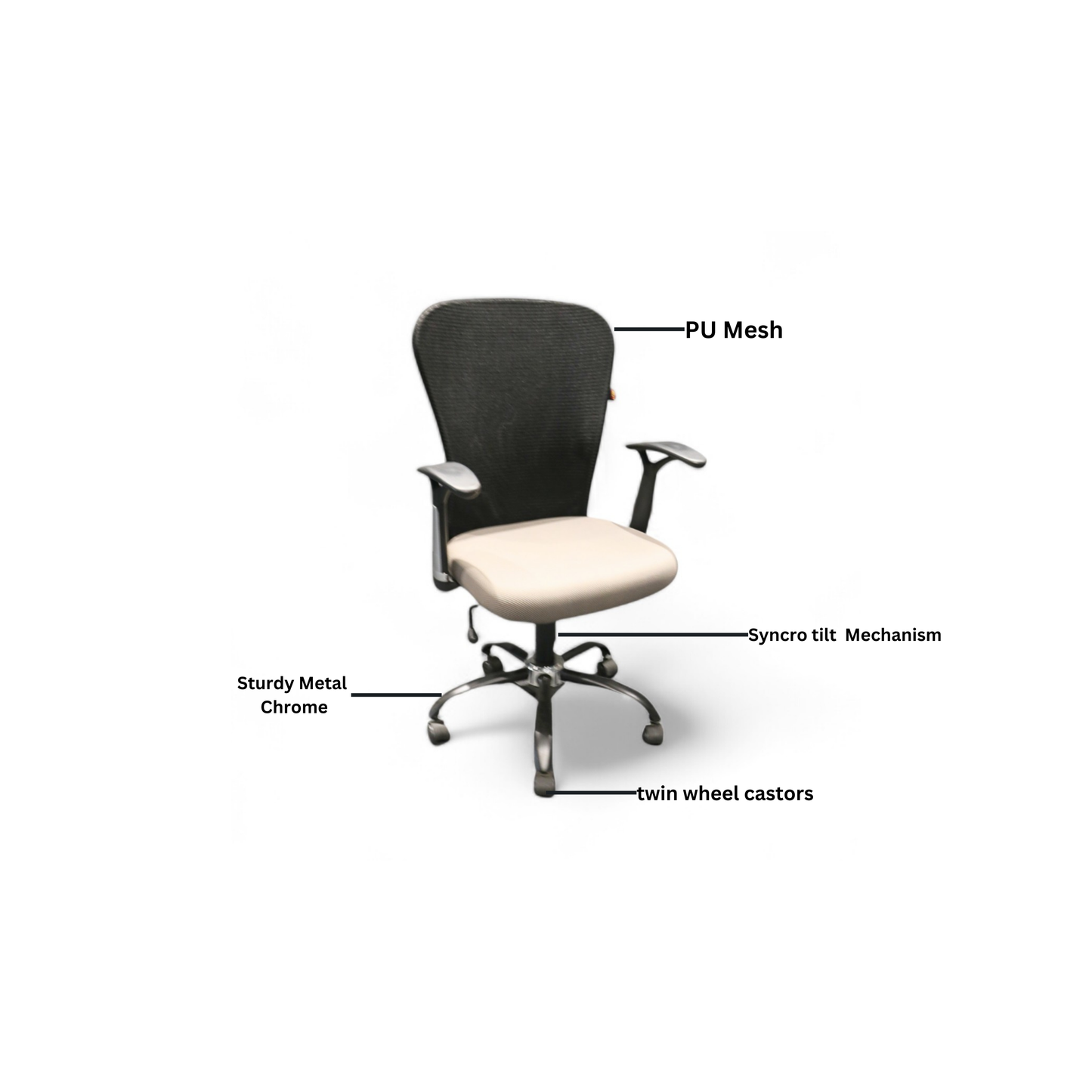 B-5  Mesh Chair (Mid-Back)