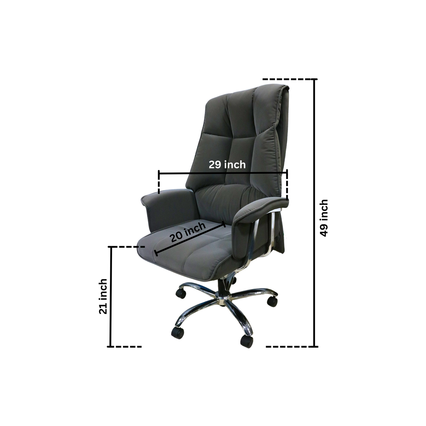 J-02 Boss Highback Cushion Chair