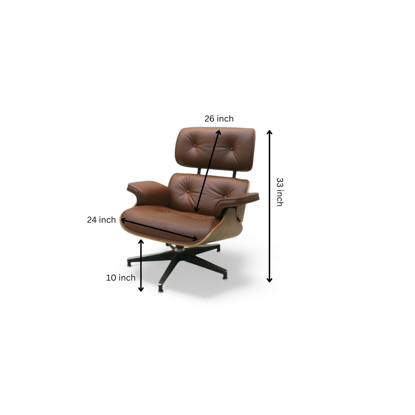 Ottoman Lounge chair hlc |  olc