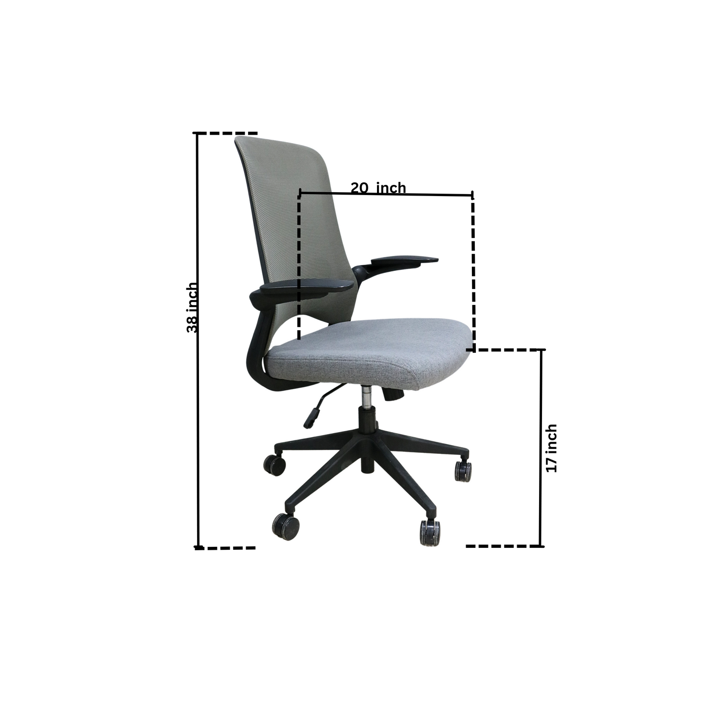 Dolphin Mesh Chair (Mid-back)