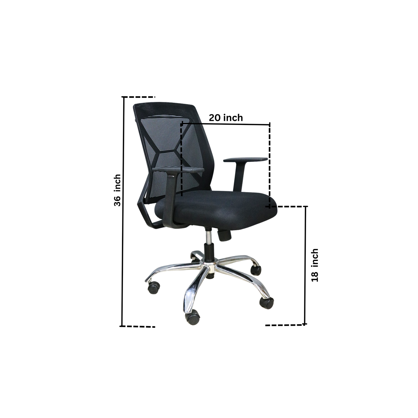 Virgo Mesh Chair (Mid-Back)