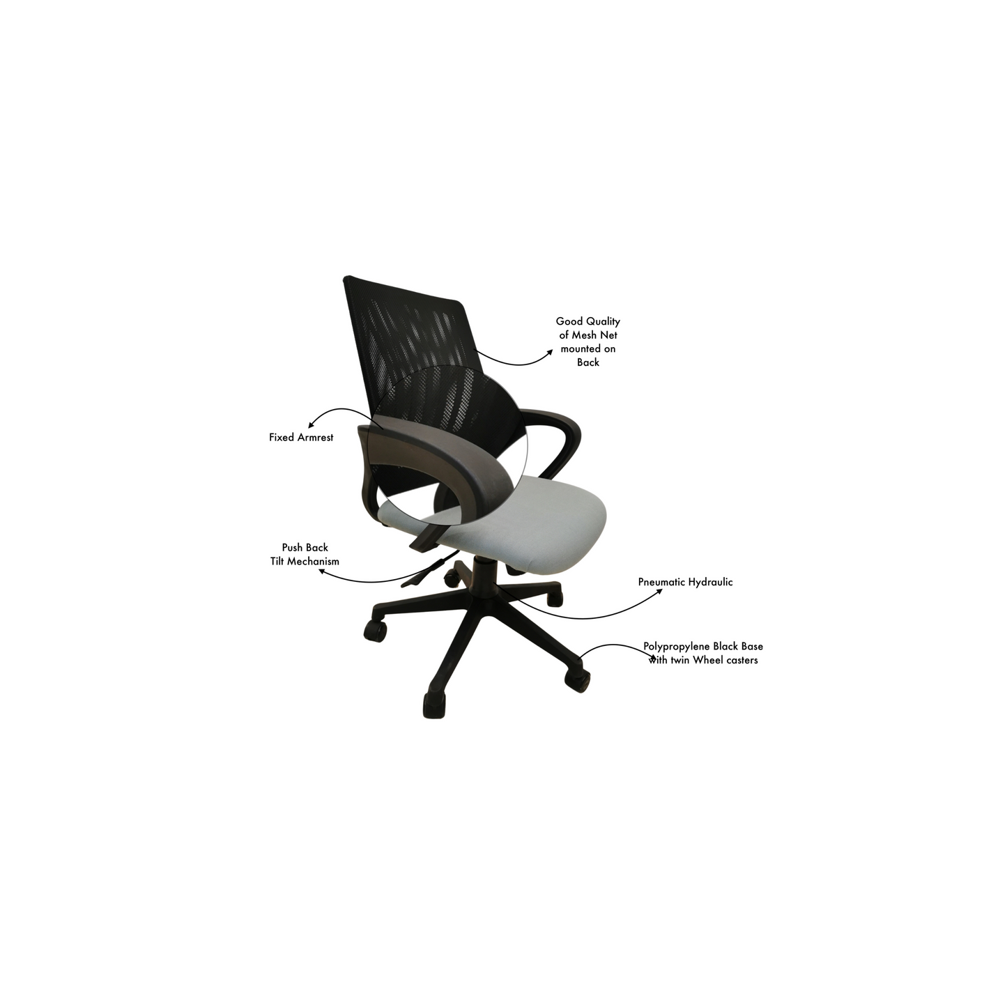 B-2 Mesh Chair (Mid-Back)