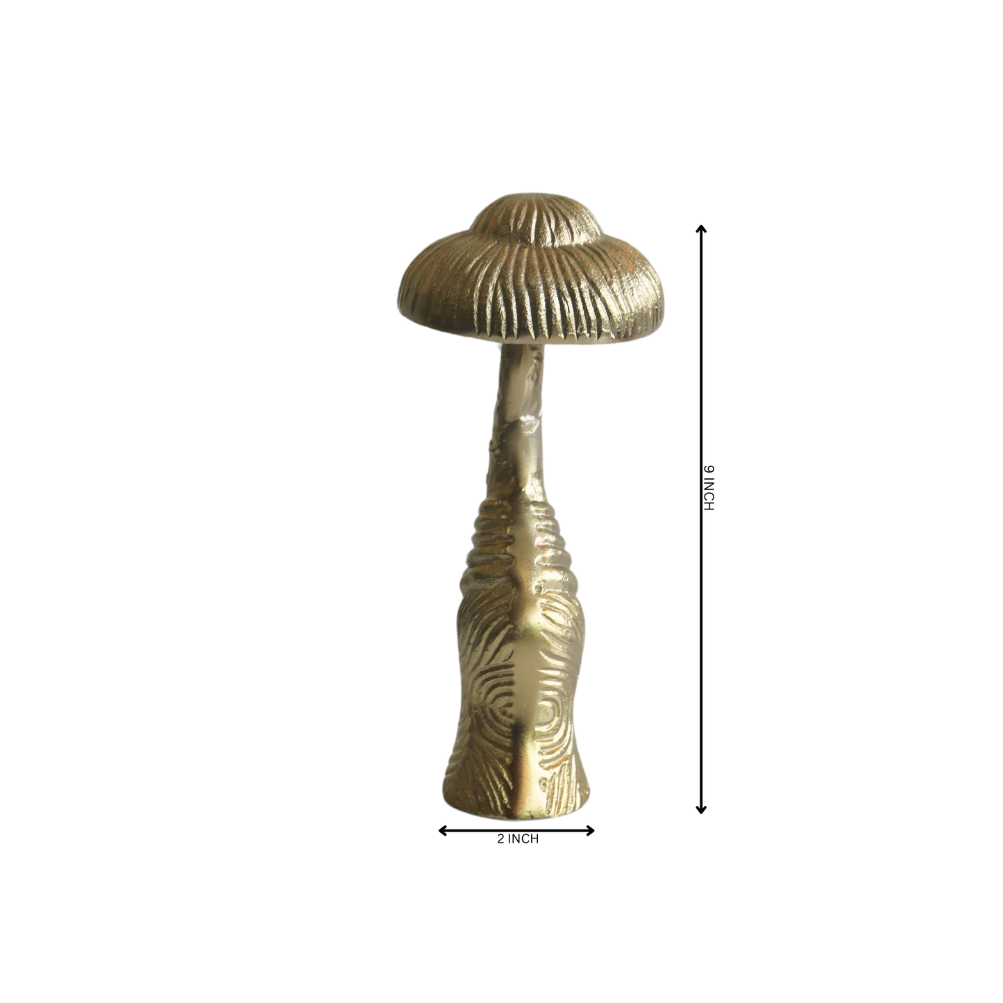 imp Brass Surreal Mushroom