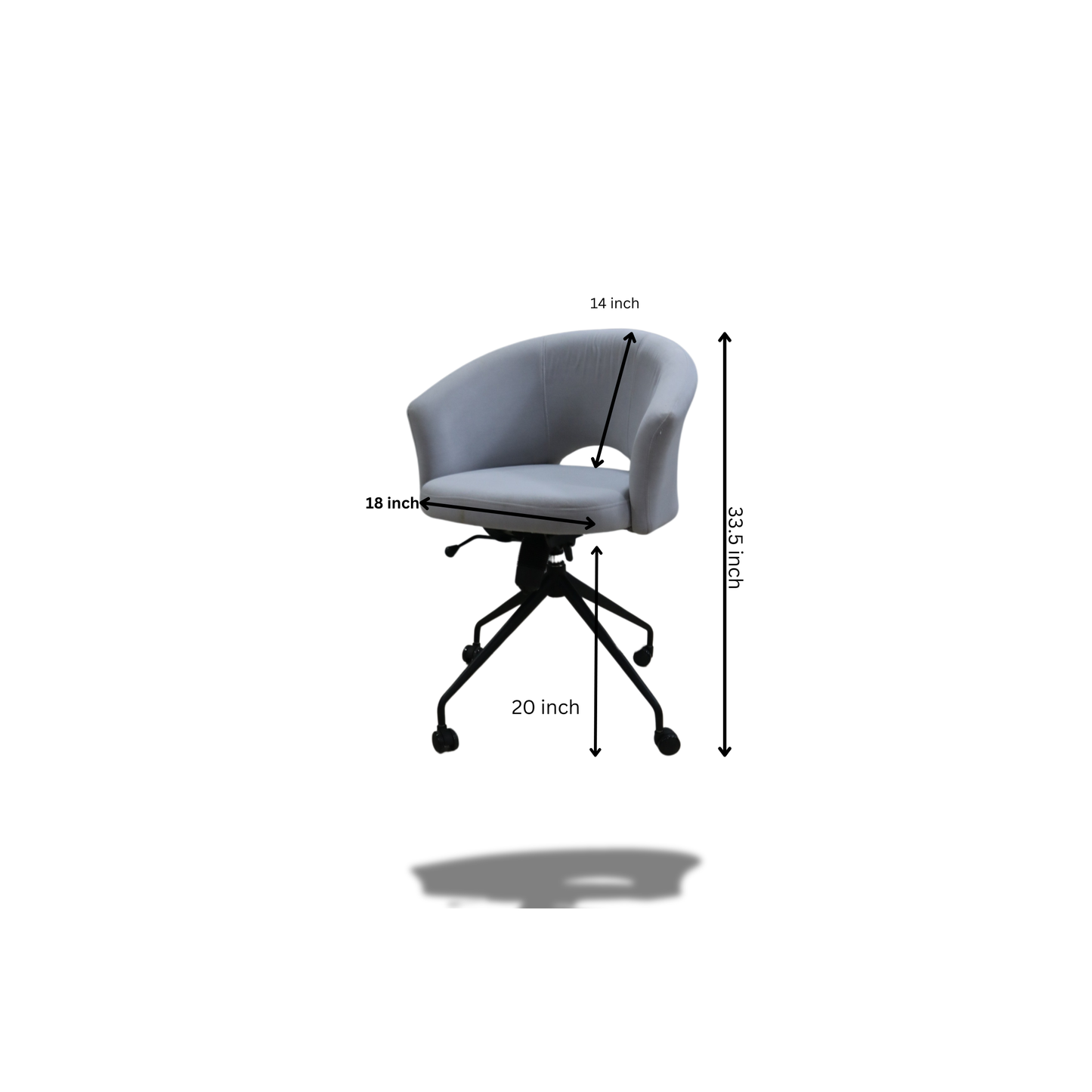 peapod swivel chair(Low-Back)