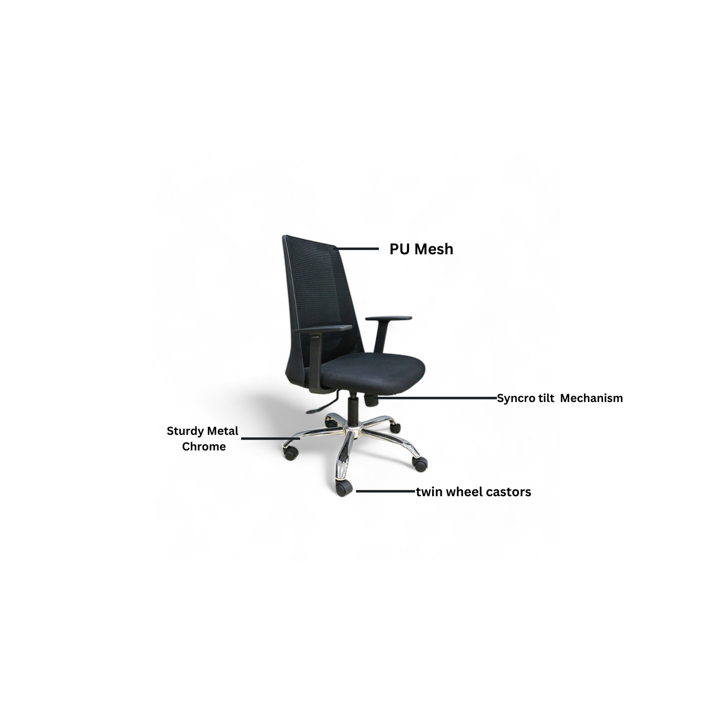 Scorpio Mesh Chair (Mid-Back)