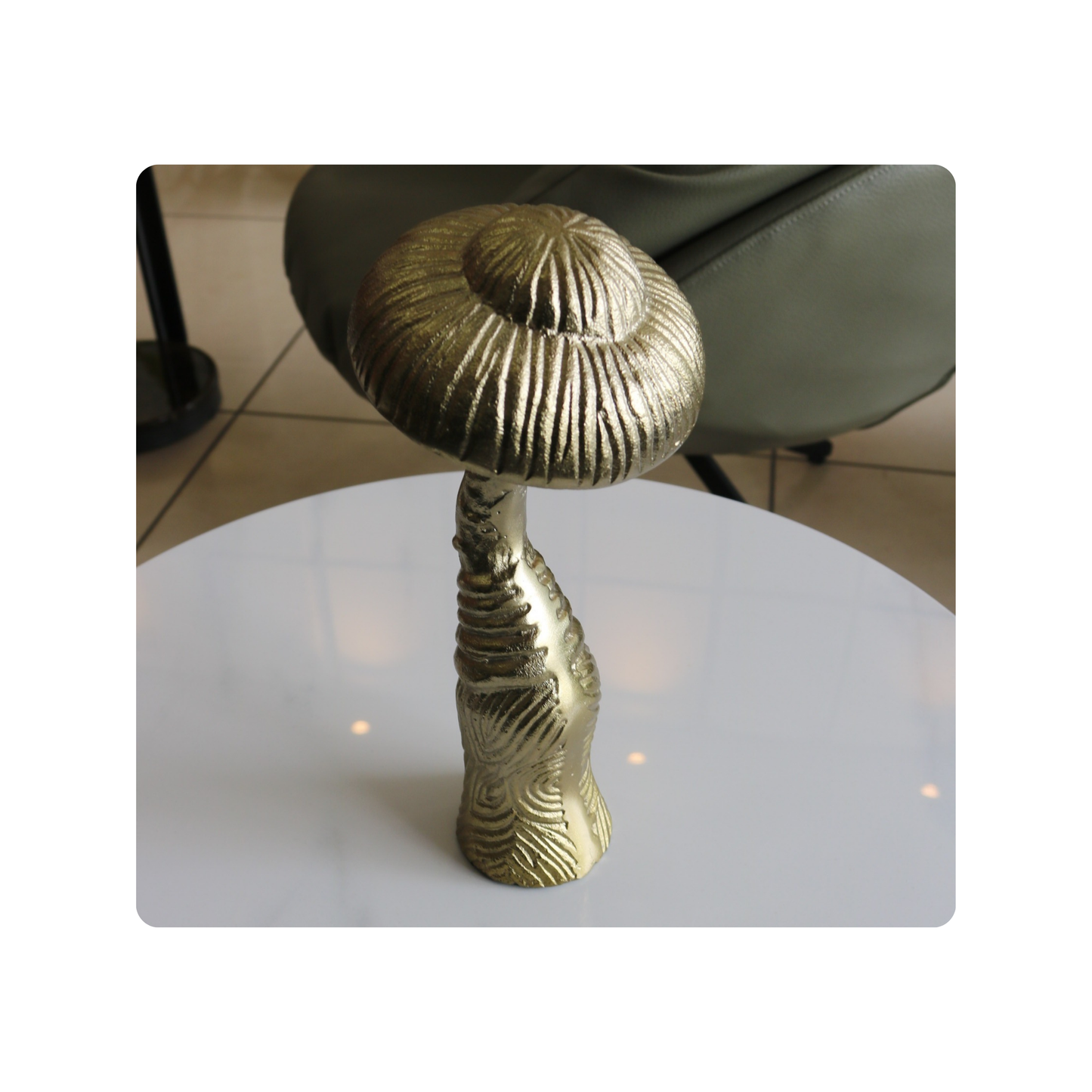 imp Brass Surreal Mushroom