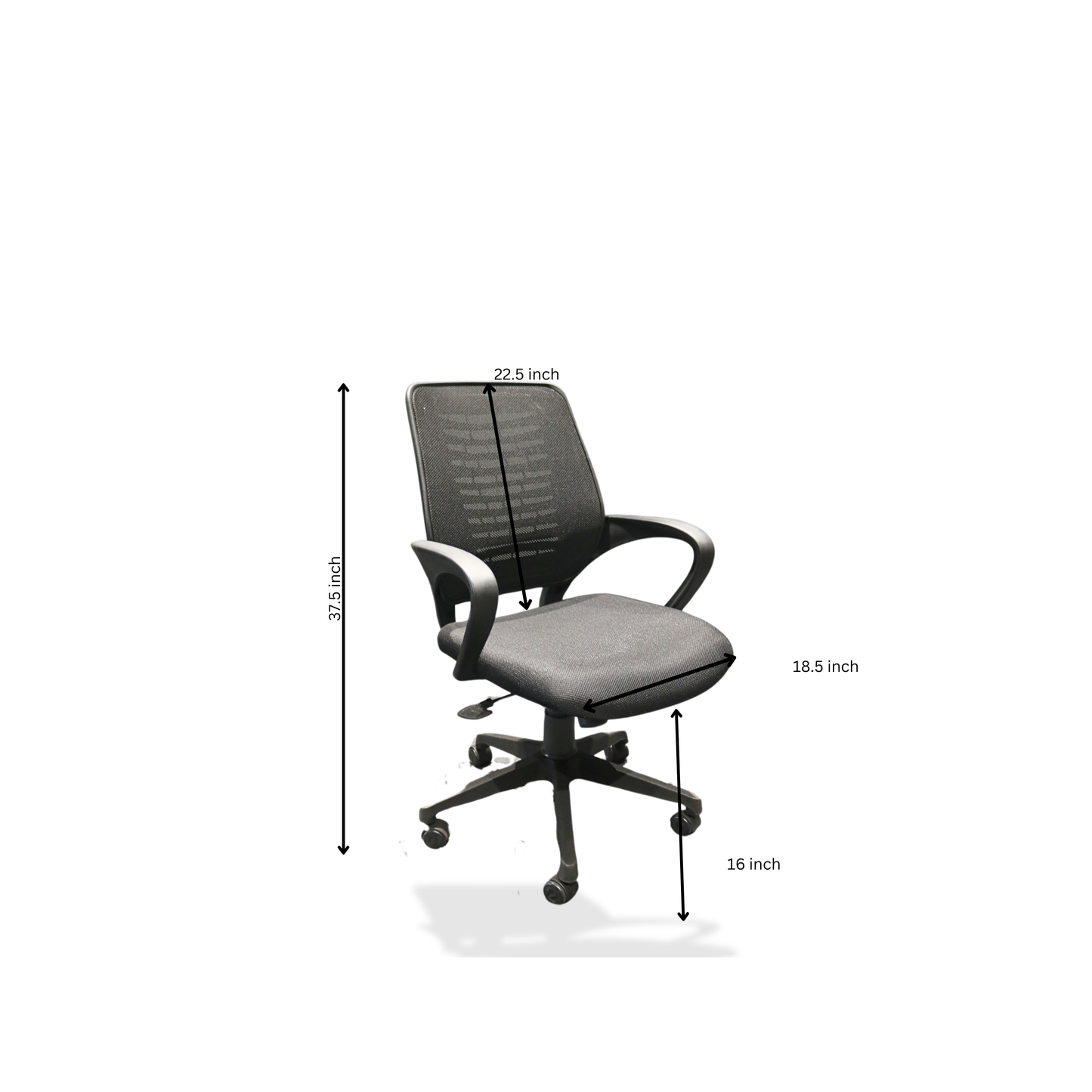 A-805 Mesh Chair (Mid-Back)