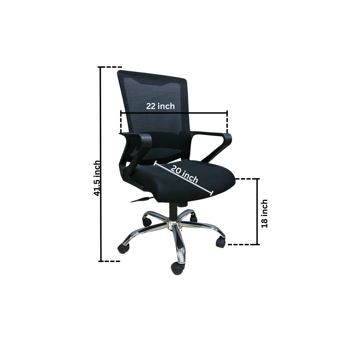 FM-27 Mesh Chair (Mid-back)