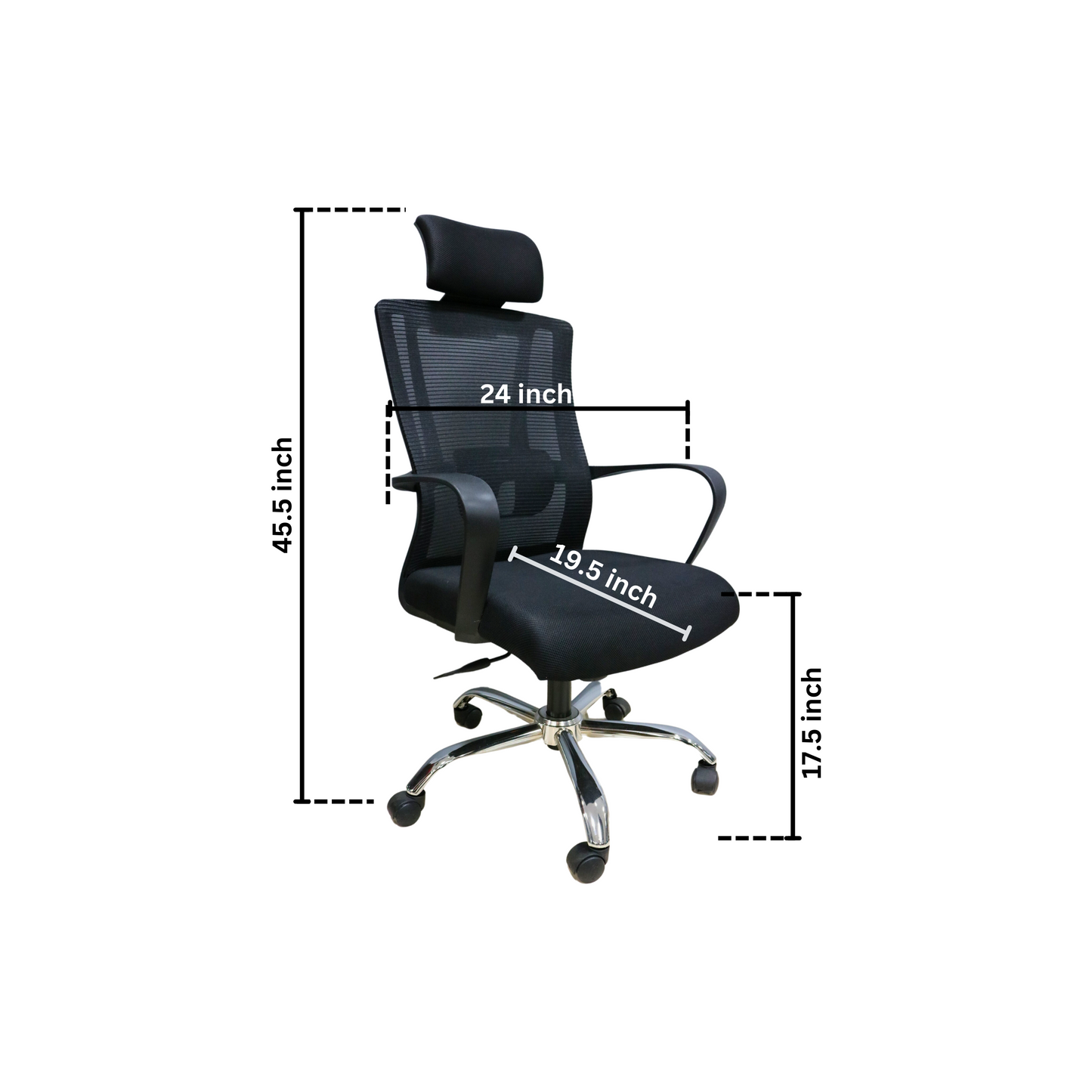 FM-28 Mesh Chair (High-Back)