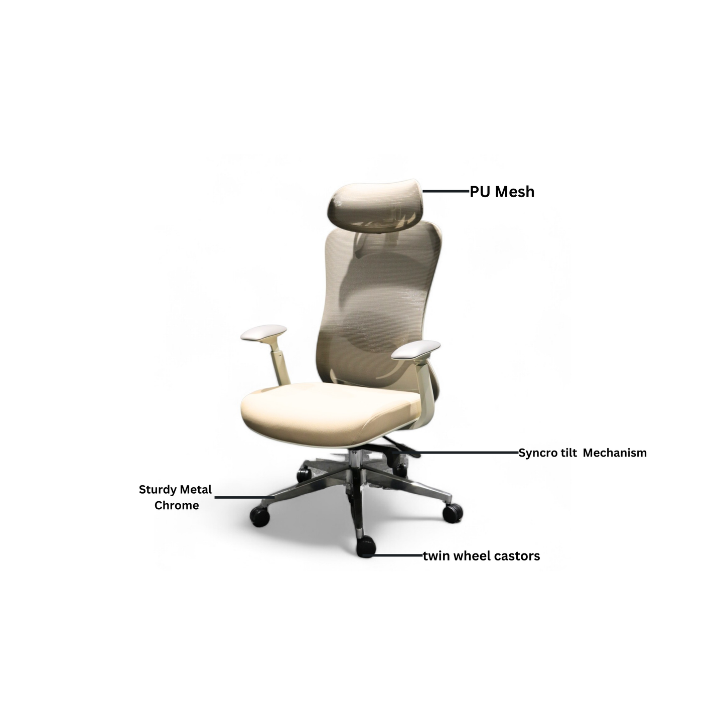 Alex Mesh Chair (High-Back)