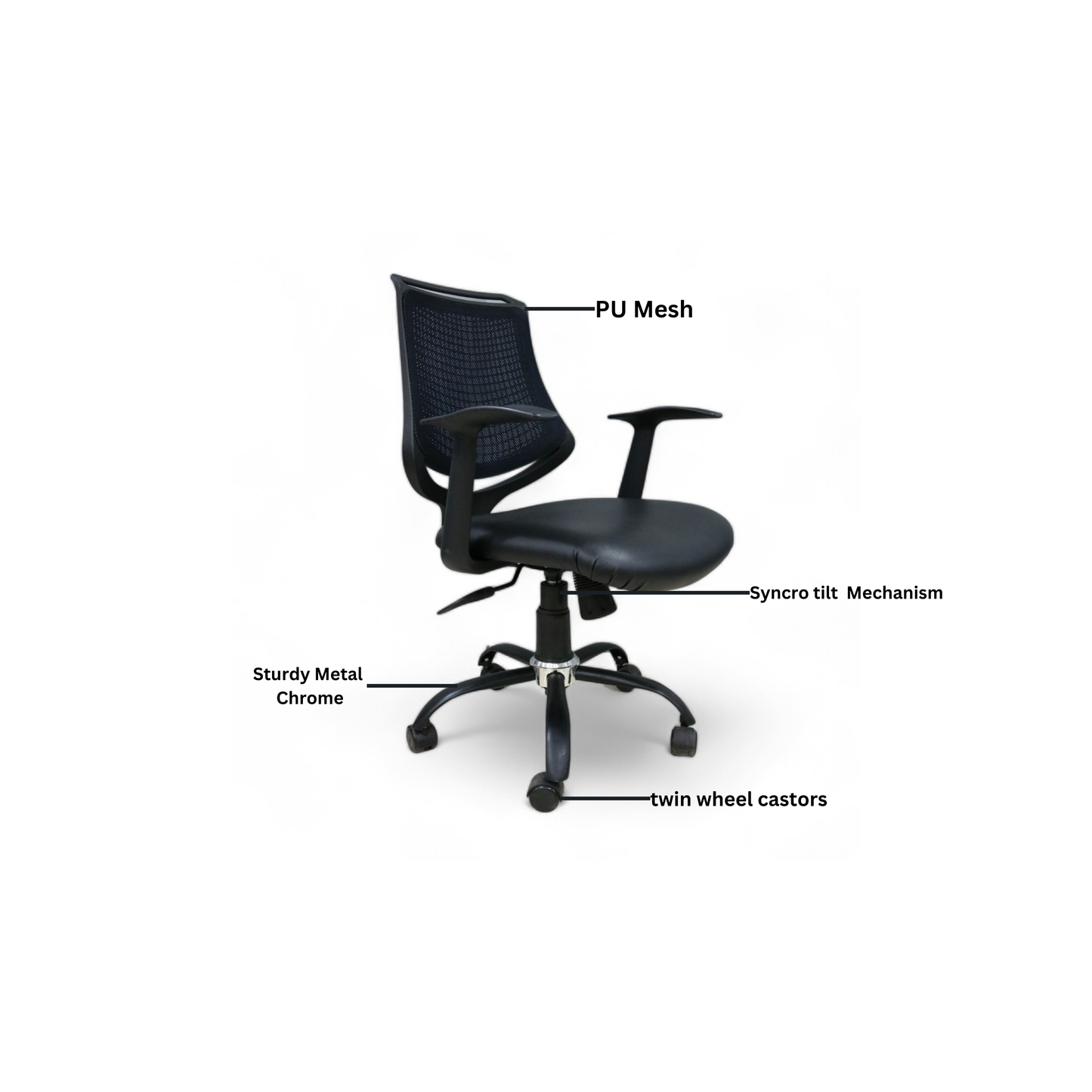 B-1 Mesh Chair (Mid-Back)