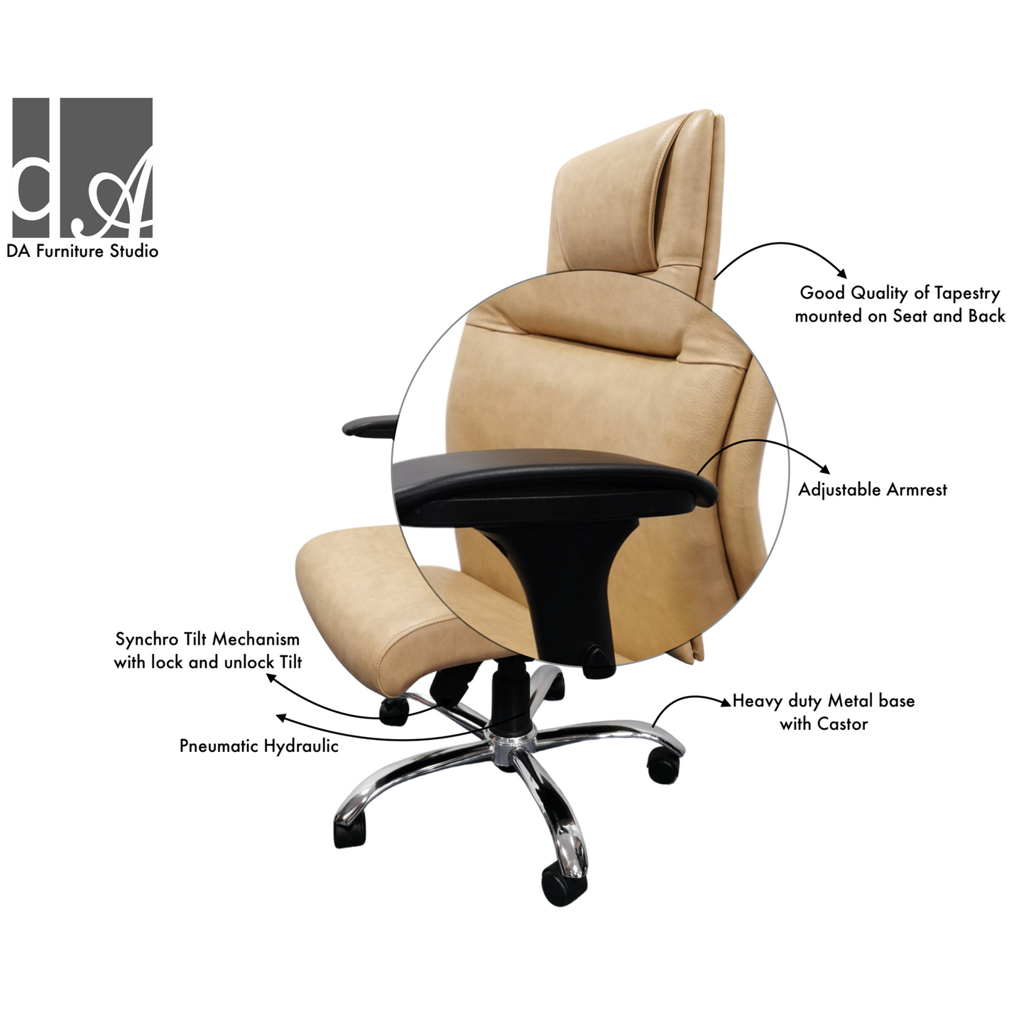 A-41 Executive Cushion Chair (High-Back)