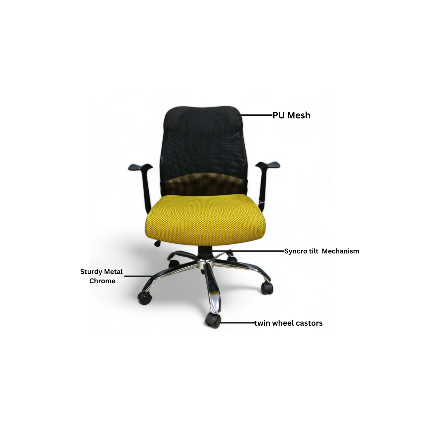 AFL-1603 Mesh Chair (Mid-Back)