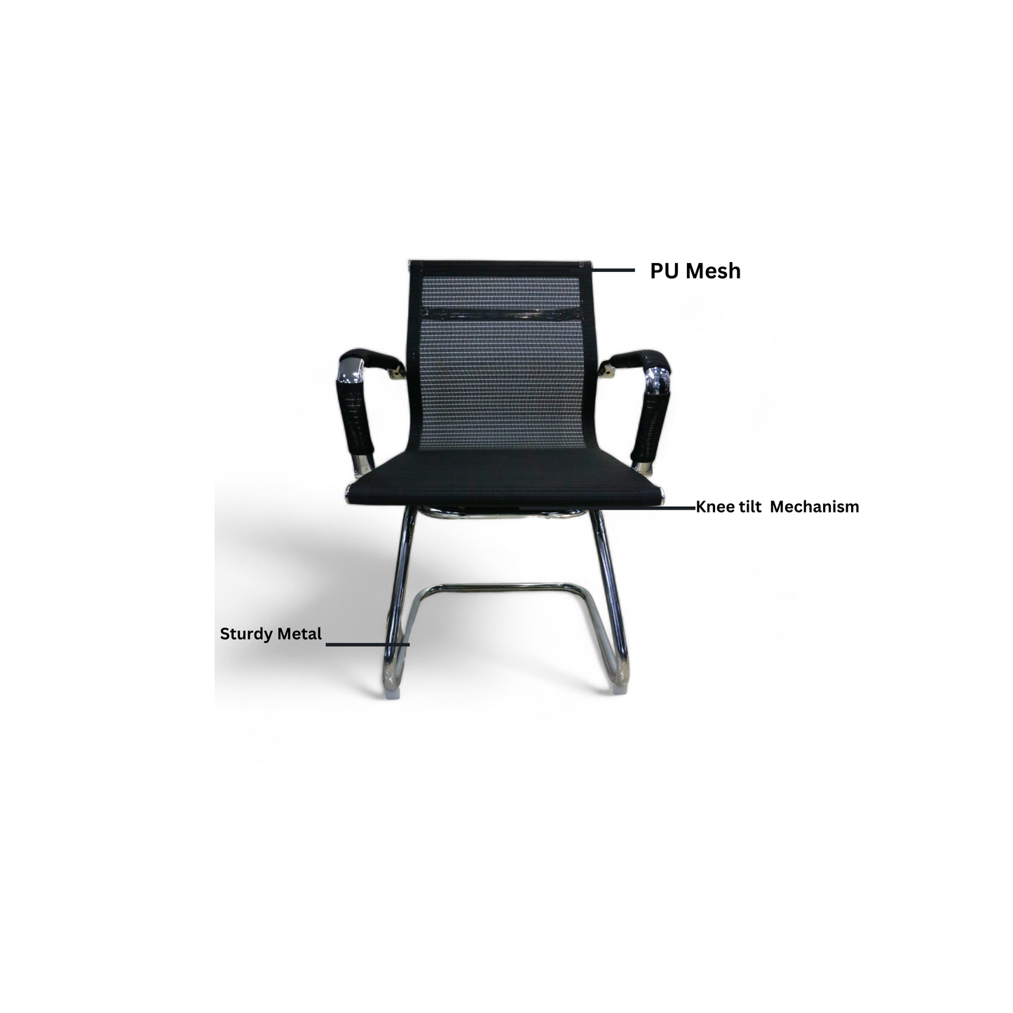 B-1021 Fix Visitor Chair (Low-Back)