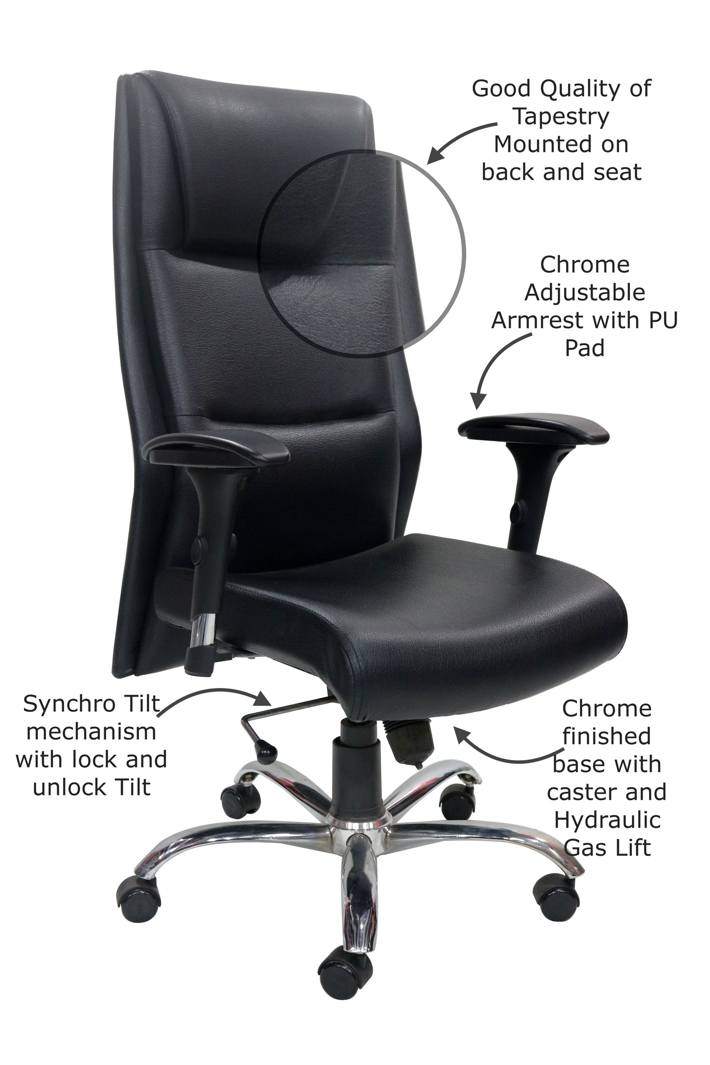 A-41 Executive Cushion Chair (High-Back)