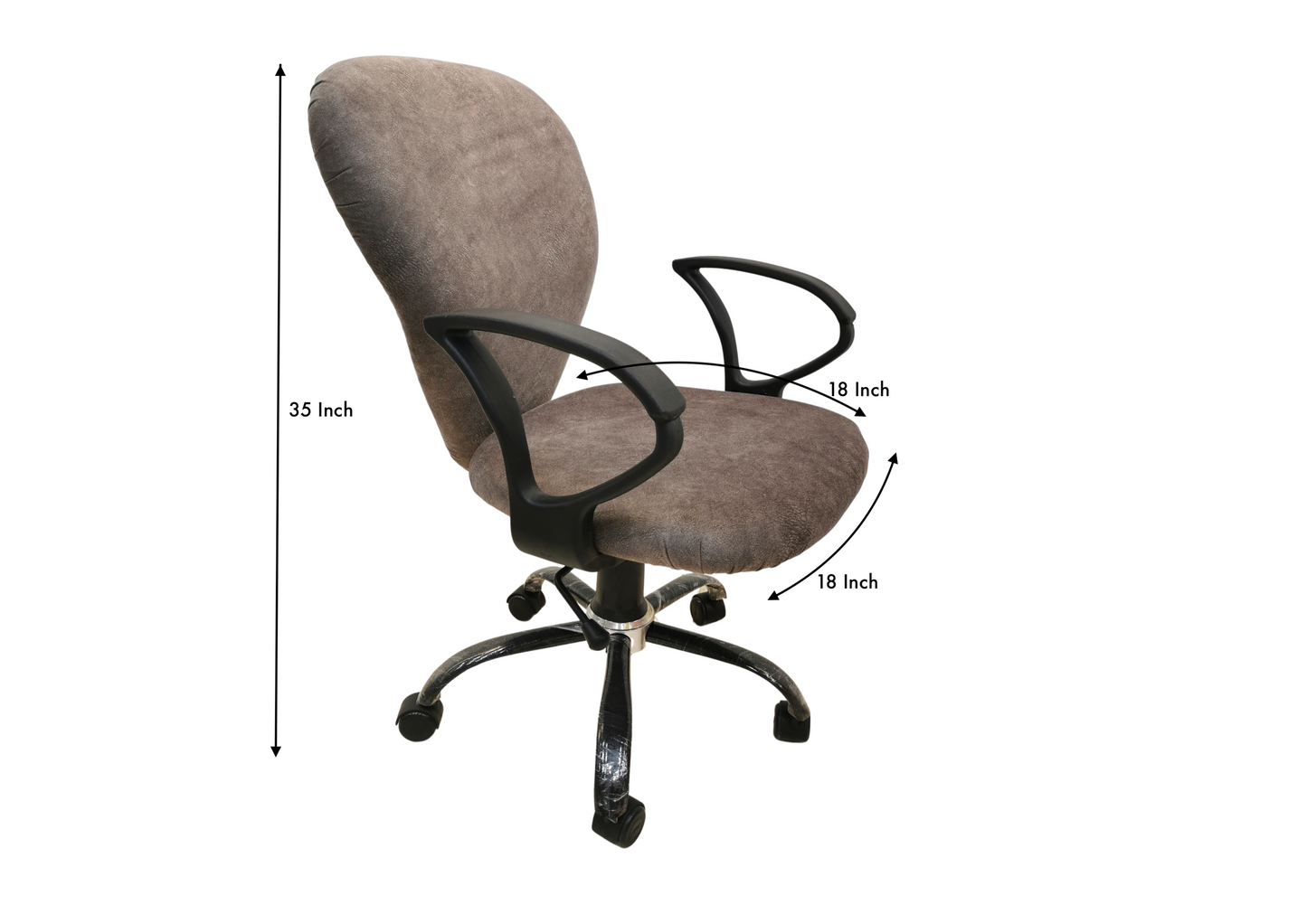 Army Revolving Cushion Chair (Low-Back)