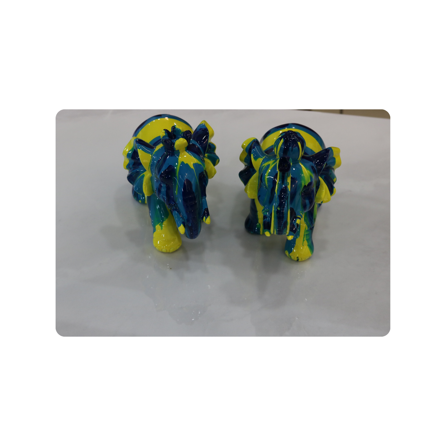 imp Ceramic Elephant Set